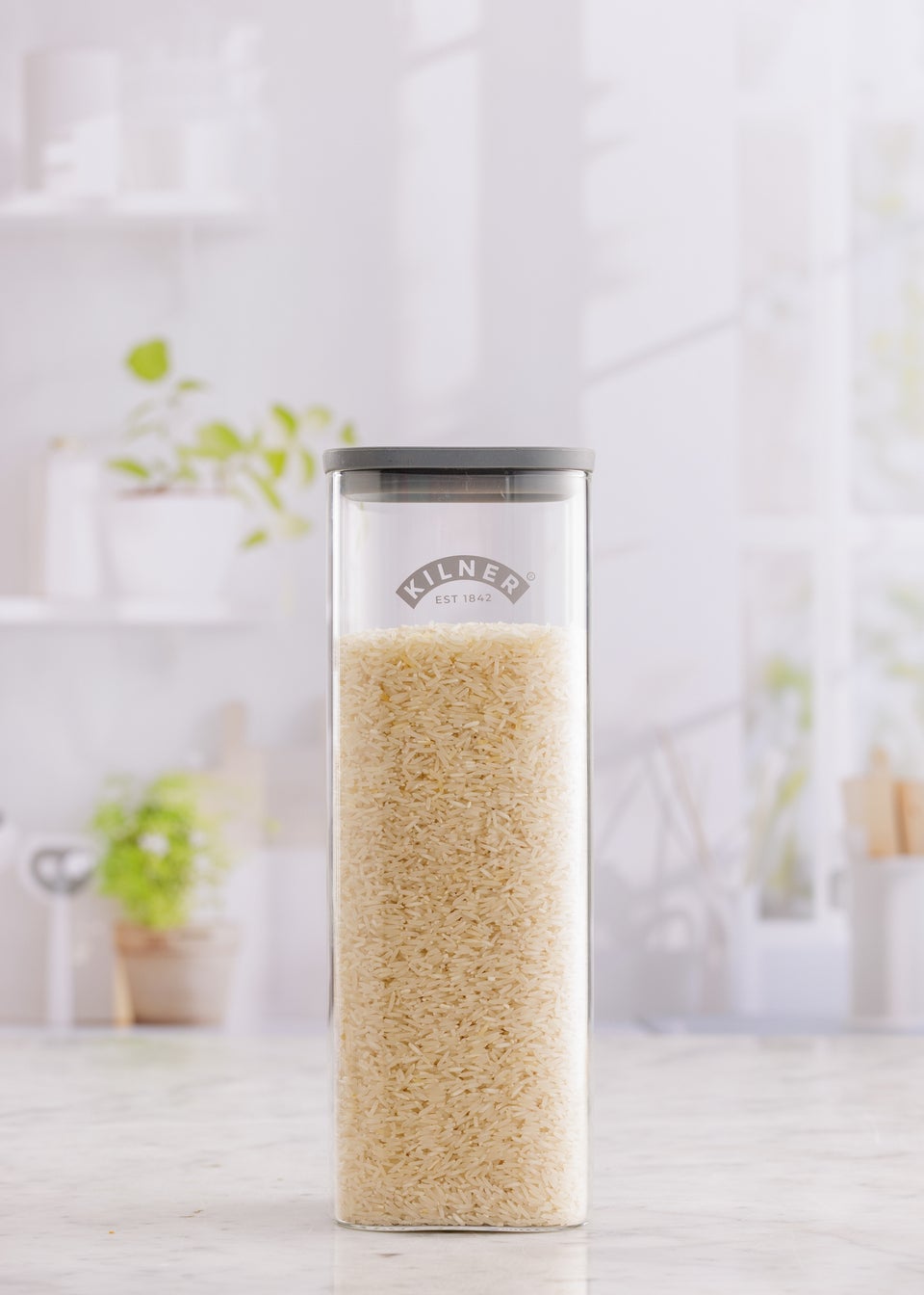 Kilner Fresh Storage Square 2L Jars Set of 2