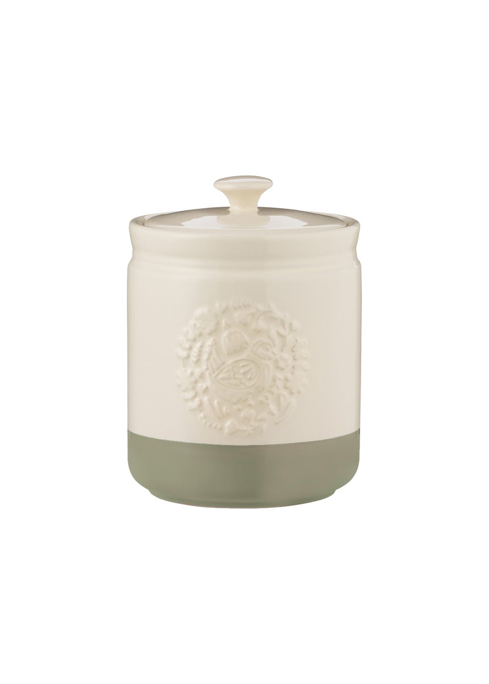 Mason Cash Green Home to Roost Large Storage Jar