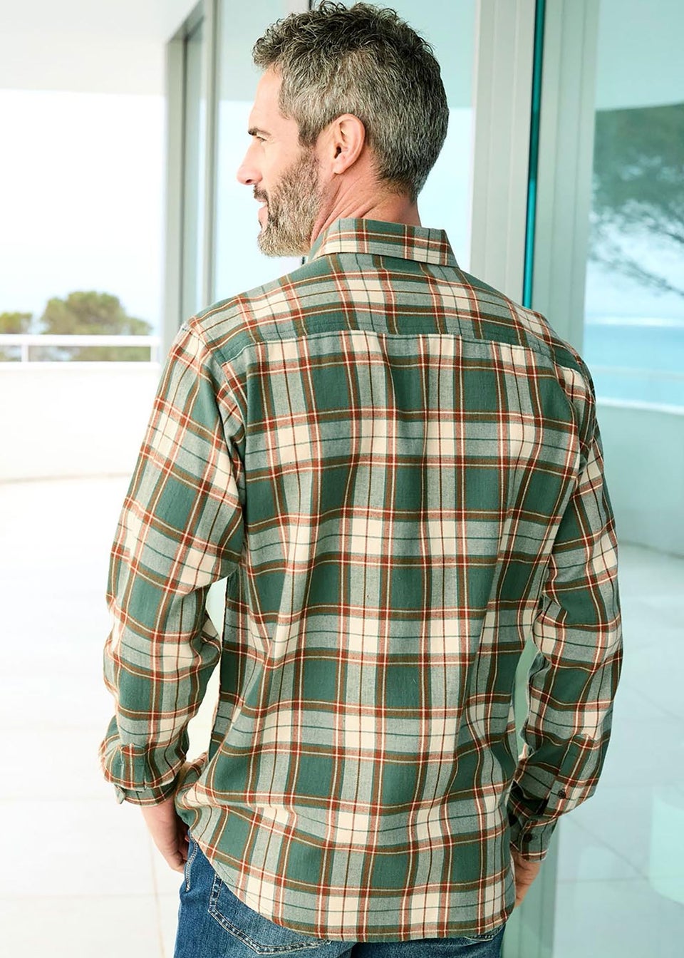 Cotton Traders Everglade Flannel Check Shirt