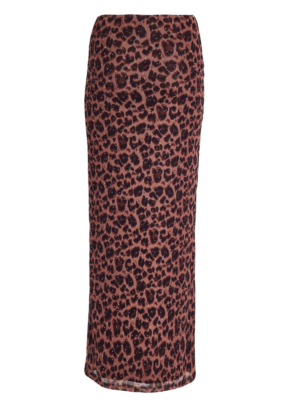 Quiz Multi Leopard Print Maxi Skirt