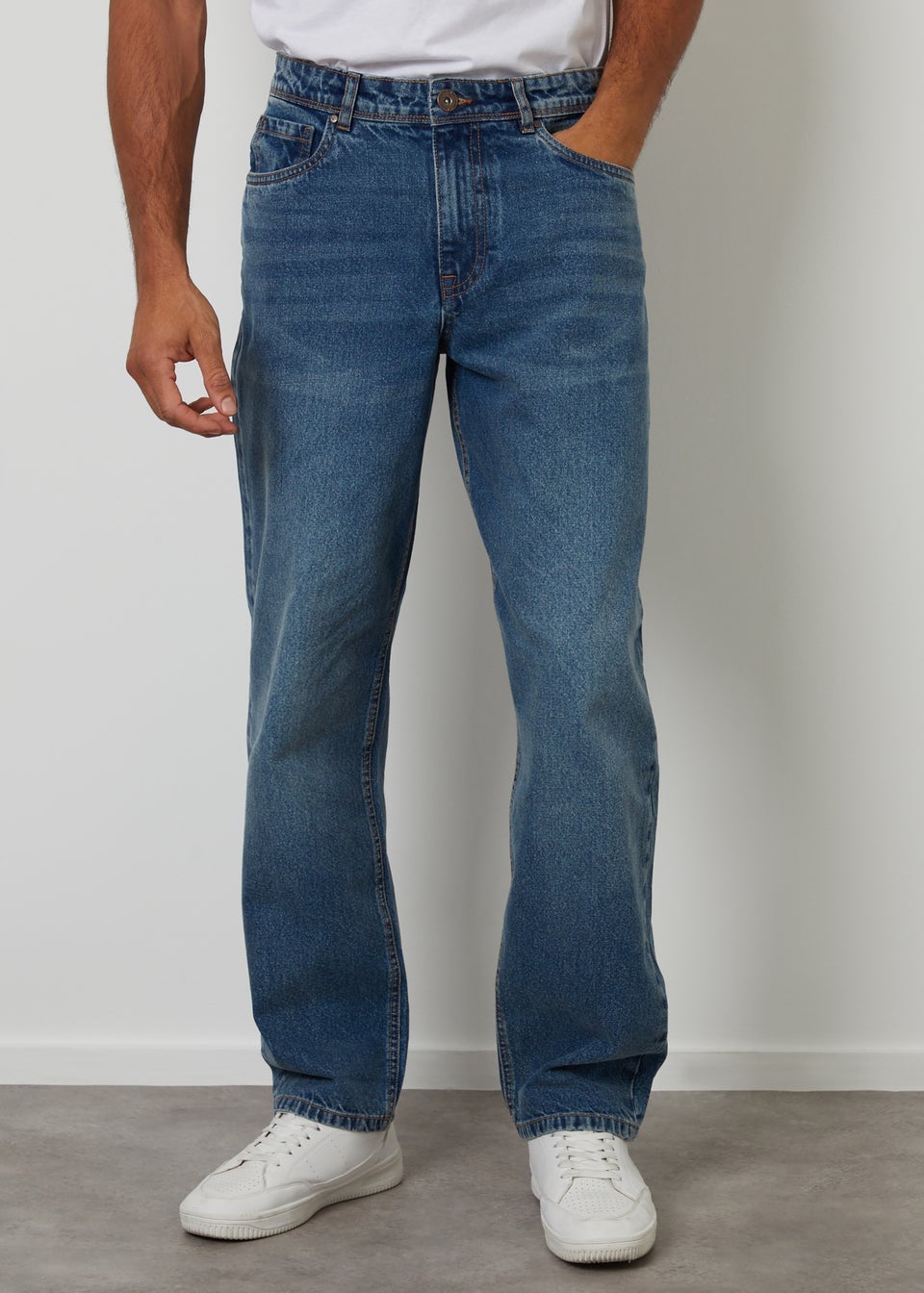 Threadbare Blue Loose Fit Jeans