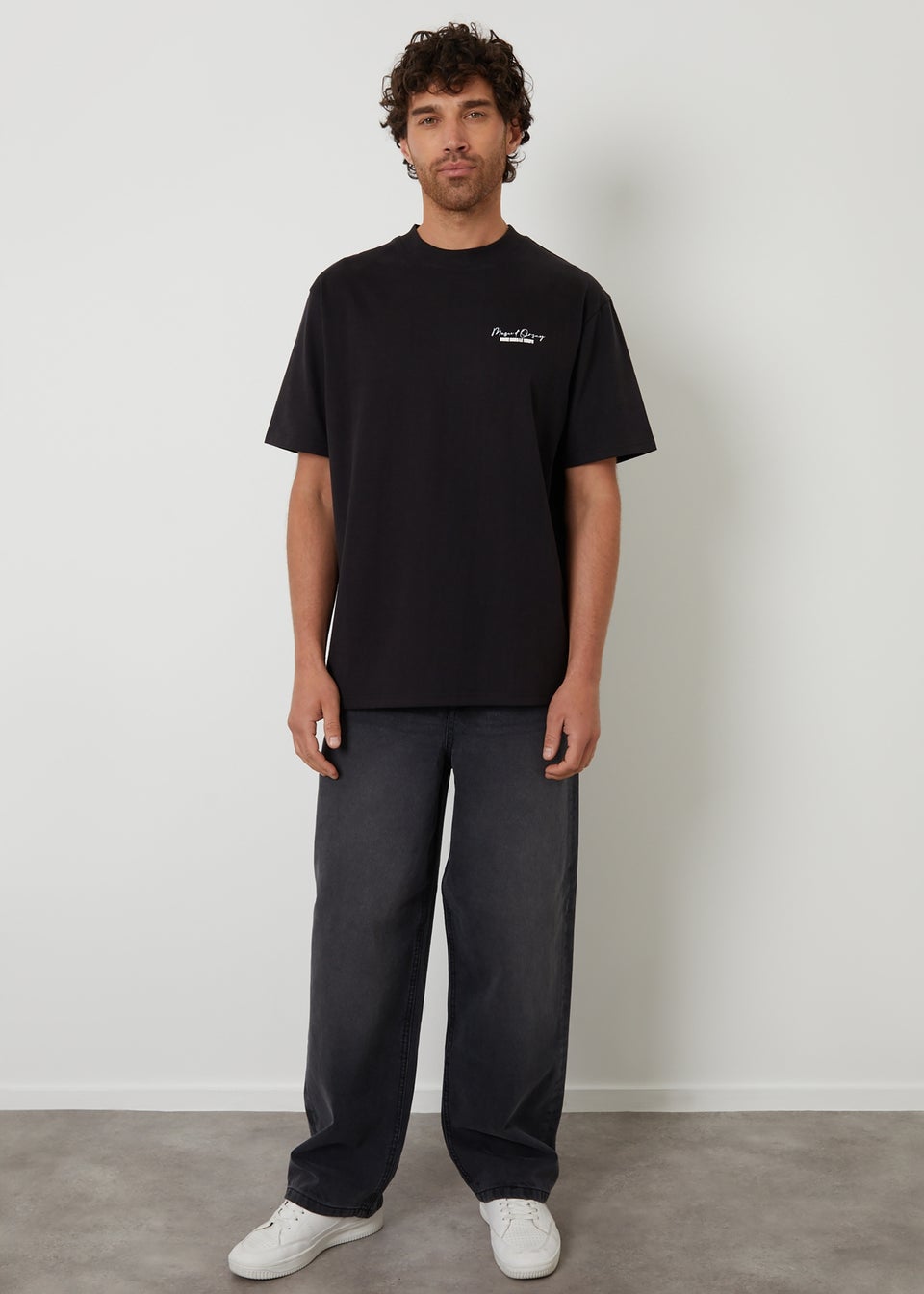Threadbare Grey Baggy Fit Jeans