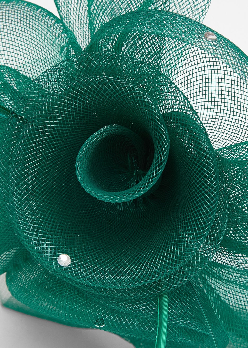 Quiz Green Flower Headband Fascinator