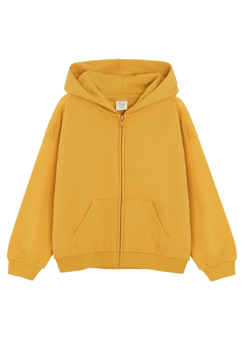 Cool Club Yellow  Zip-Up Front Hoodie (2-8 yrs)