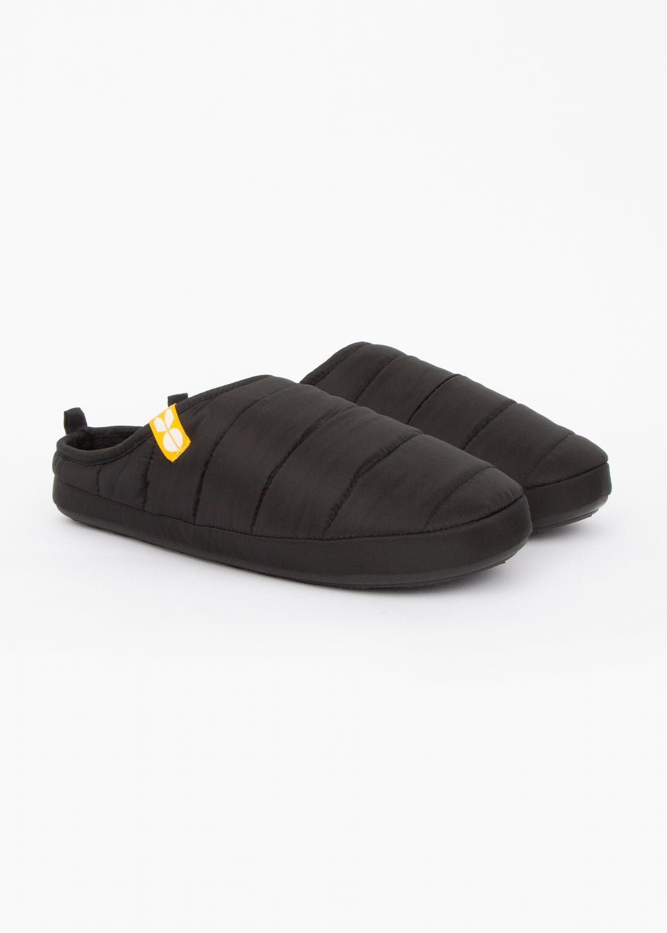 Crosshatch Black Padfoot Slippers