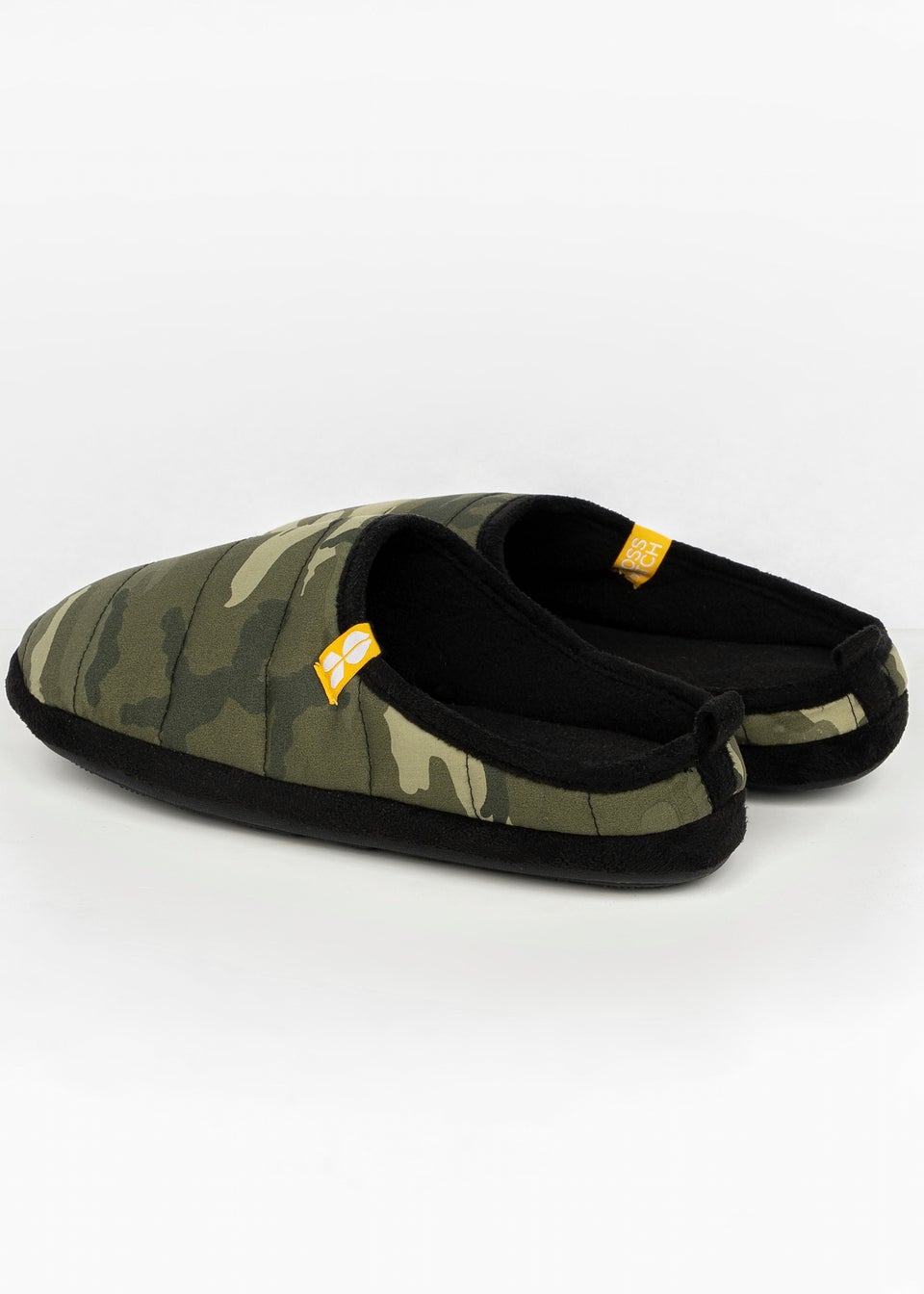 Crosshatch Olive Camo Padfoot Slippers