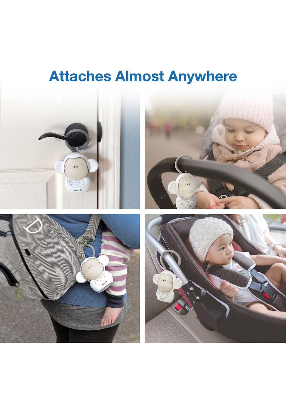 VTech White BC8211 V-Hush Go Soother