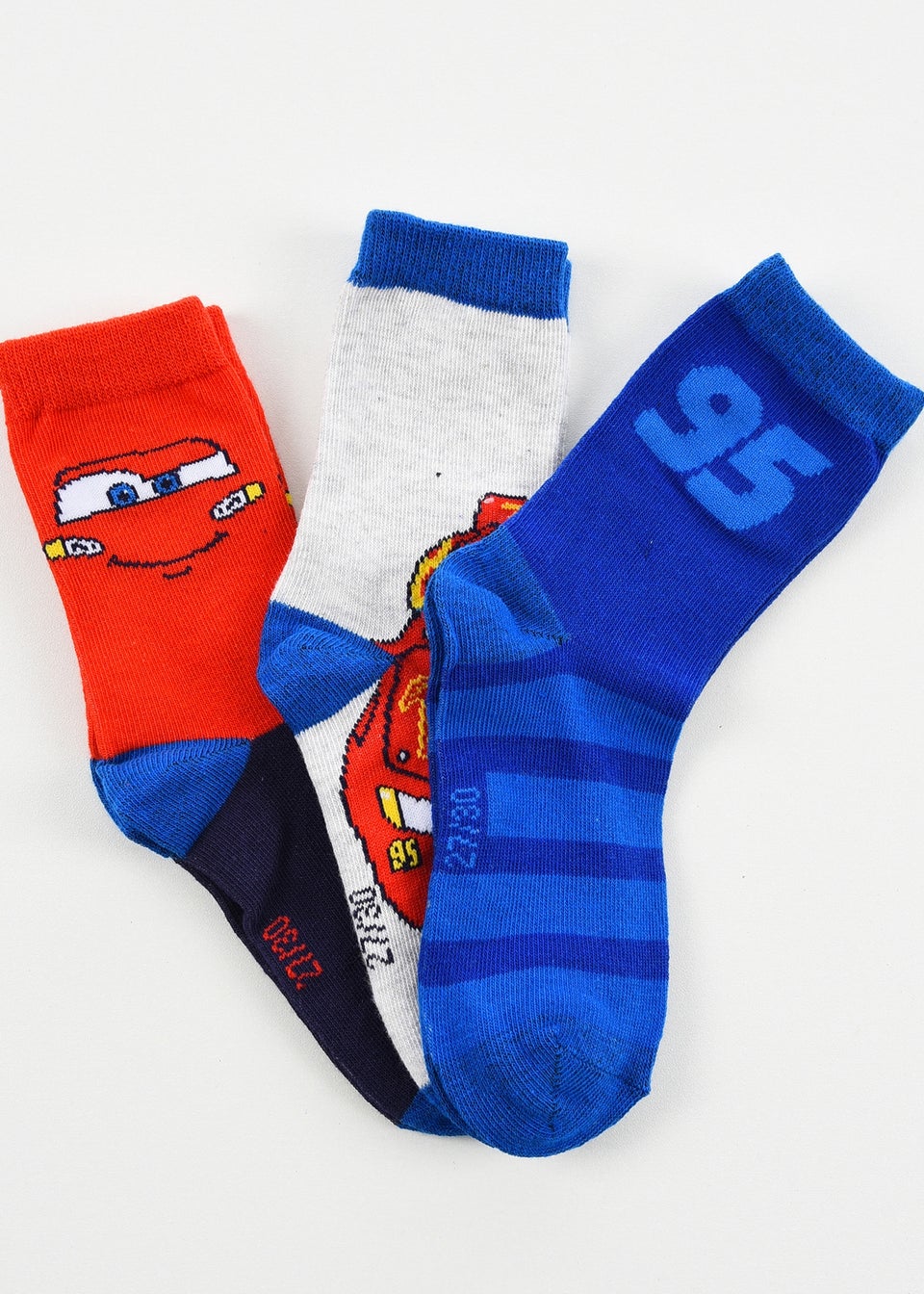 Disney Cars 95 Kids 6 Pack Of Socks
