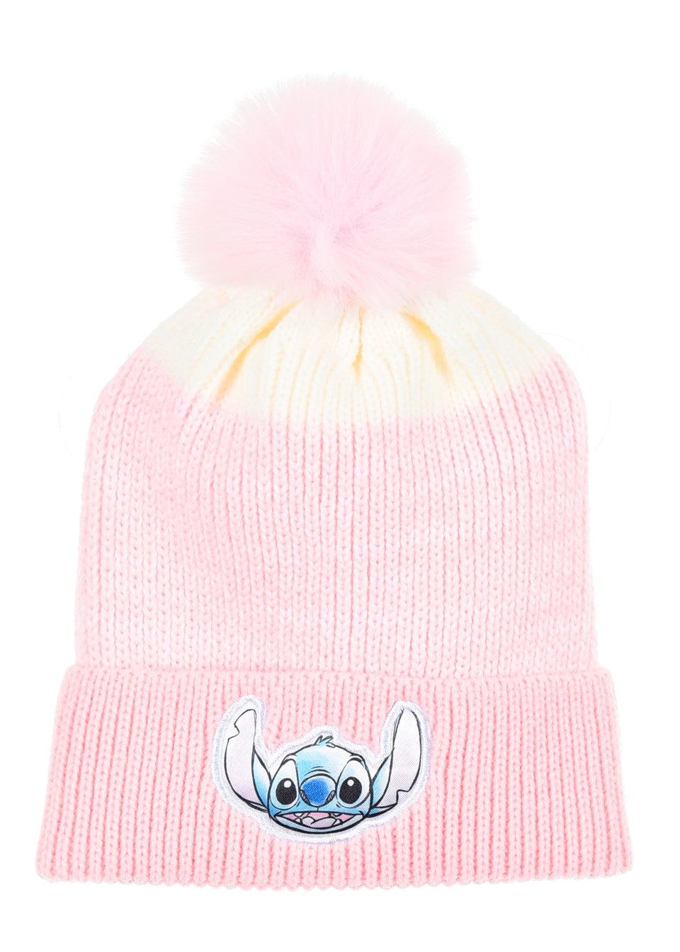 Disney Stitch Emblem Kids Pink Hat & Glove Set