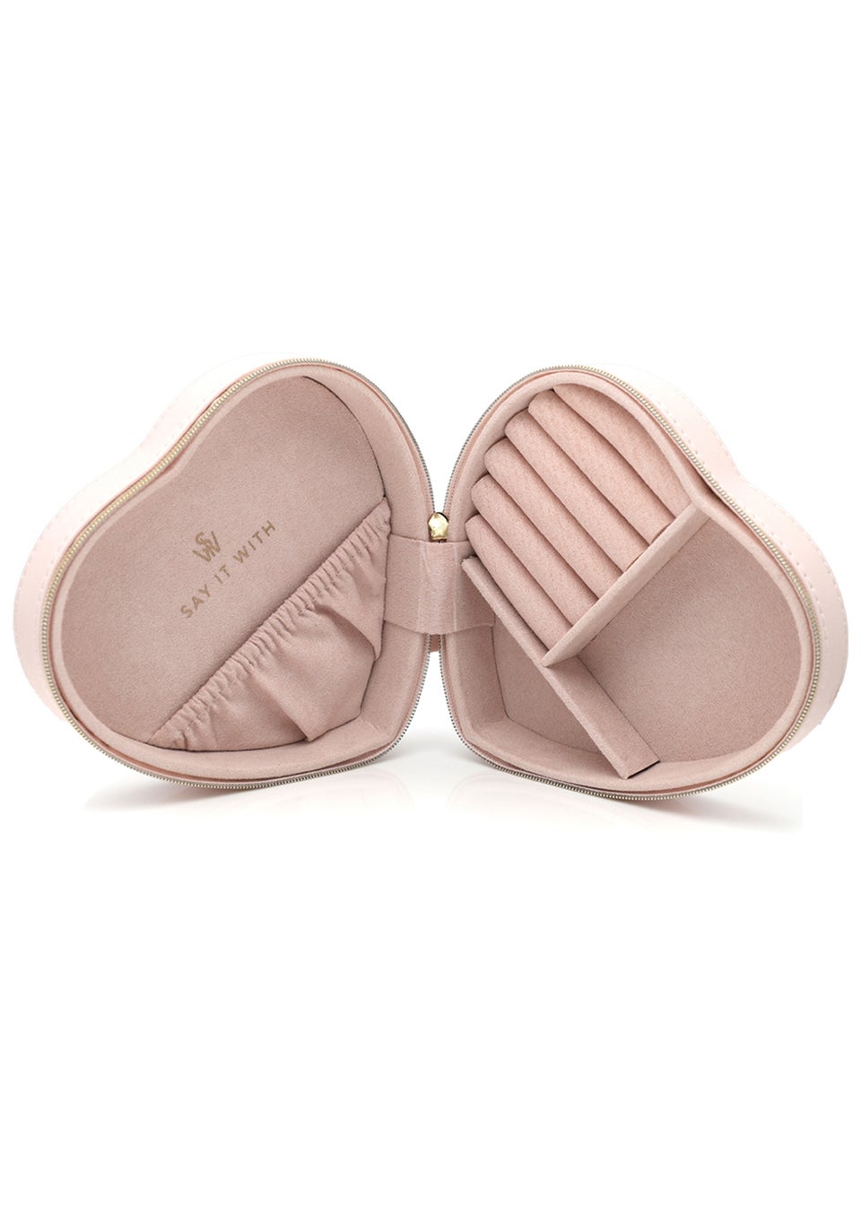 Say It With  Pink Heart Jewellery Box