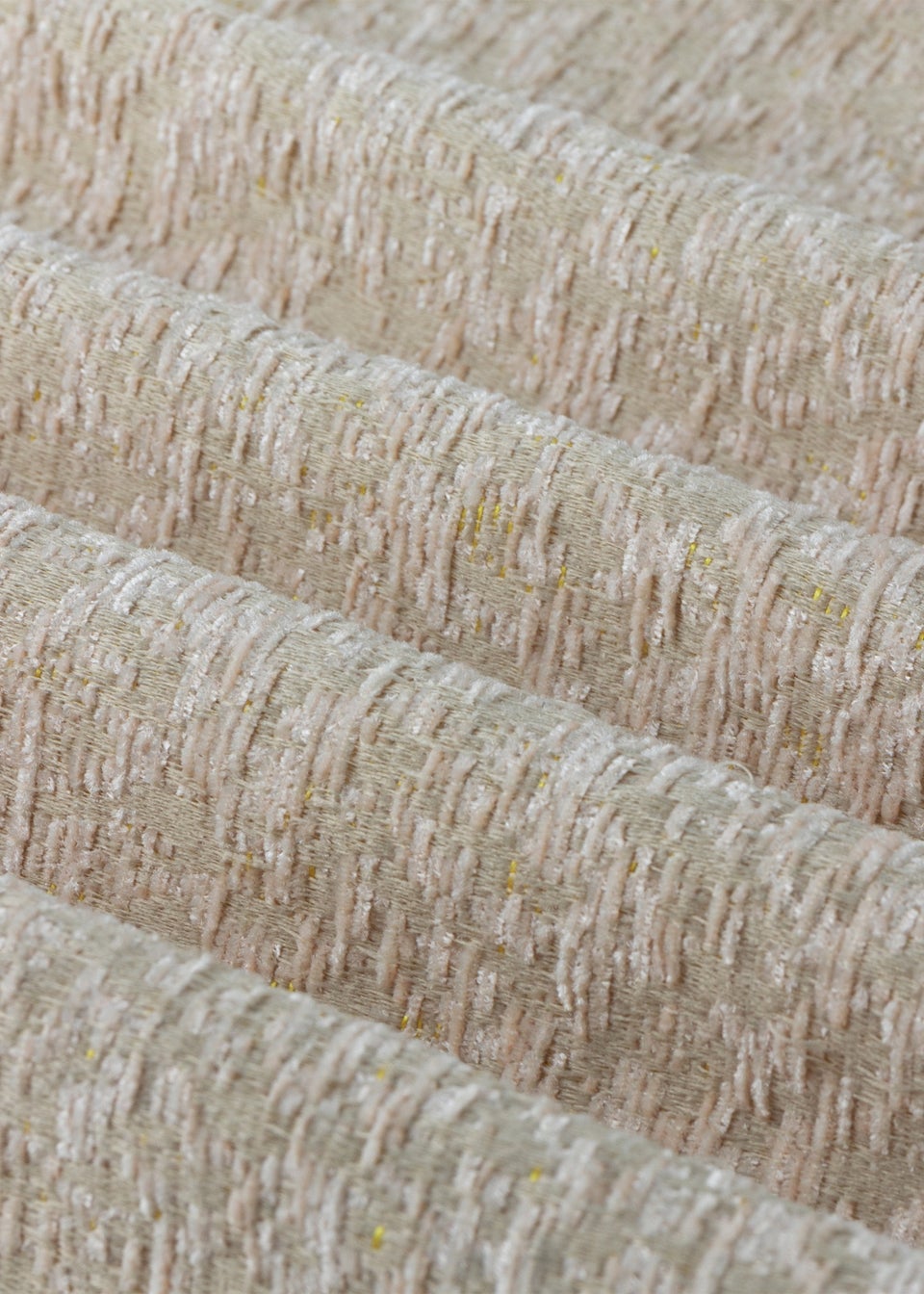Paoletti Galaxy Chenille Room Darkening Eyelet Curtain Pair Blush