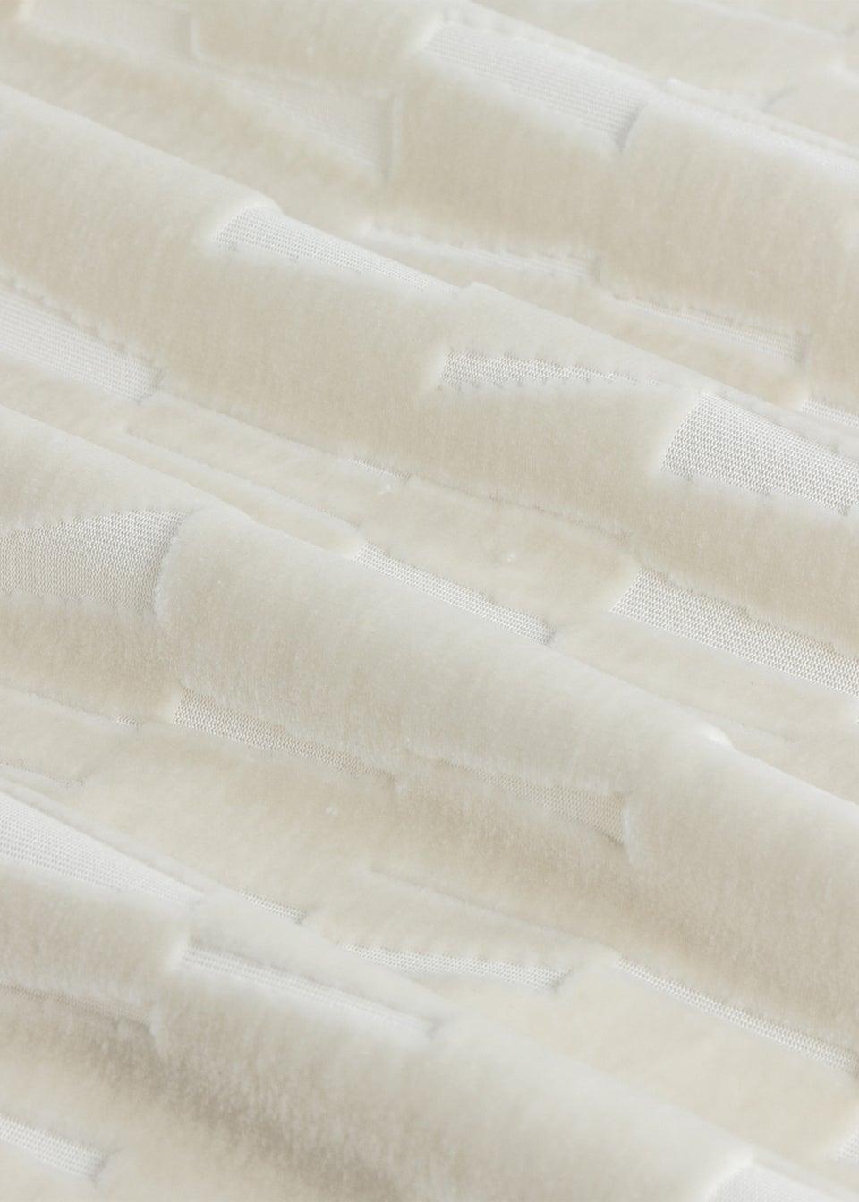 Paoletti Manhattan Velvet Room Darkening Eyelet Curtain Pair Ivory