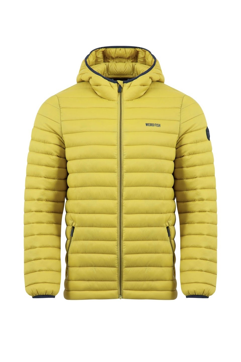 Weird Fish Antique Moss Flete Lightweight Showerproof Padded Jacket