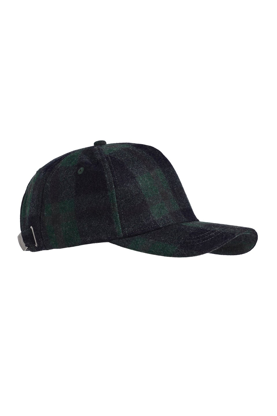 Weird Fish Cedar Green Falkirk Flannel Check Cap