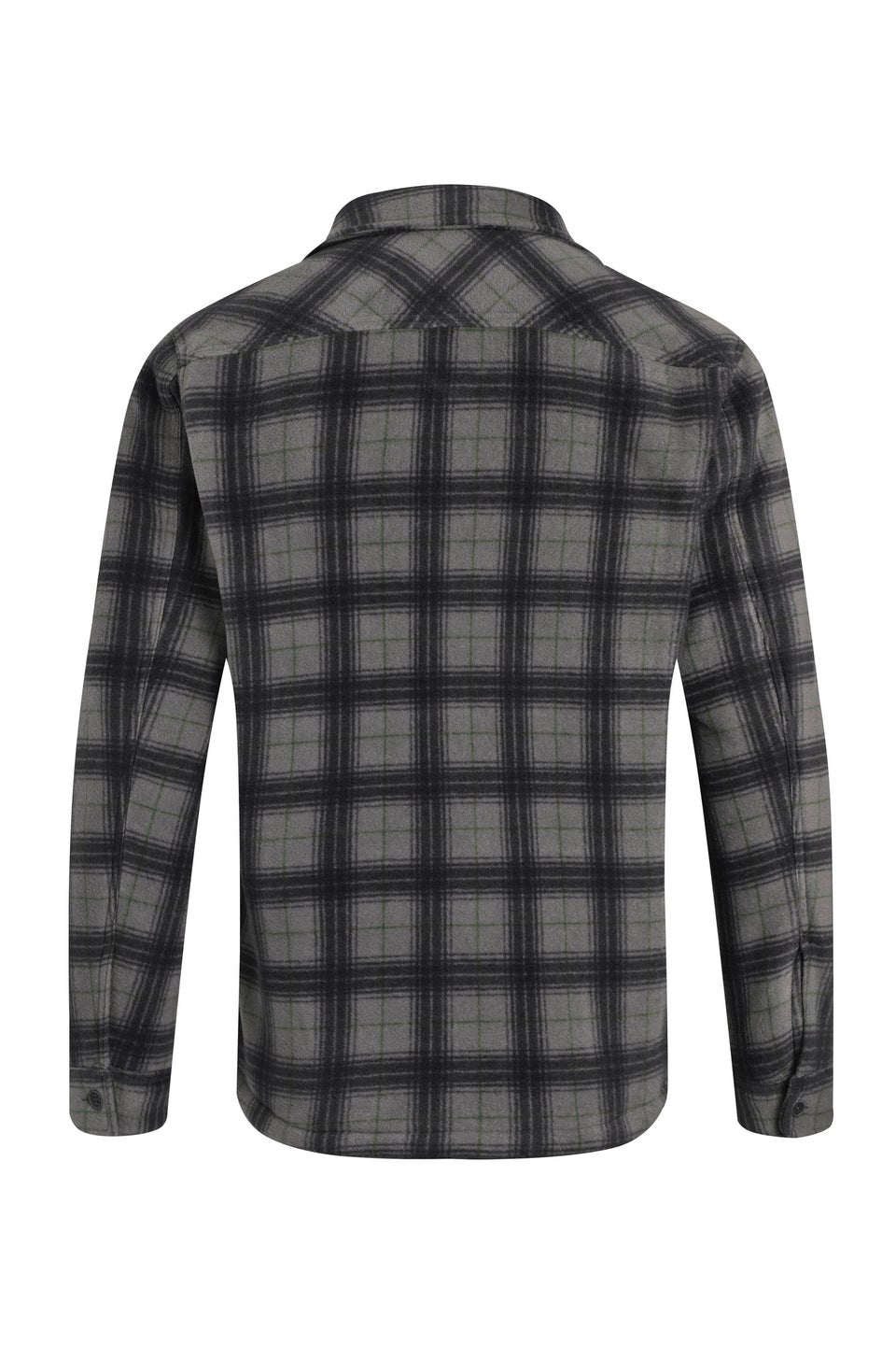 Weird Fish Cement Tyburn  Check Fleece Shacket