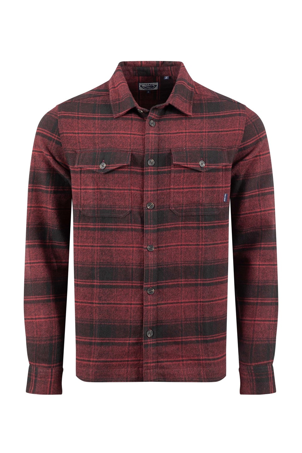 Weird Fish Garnet Bosco Checked Over Shirt