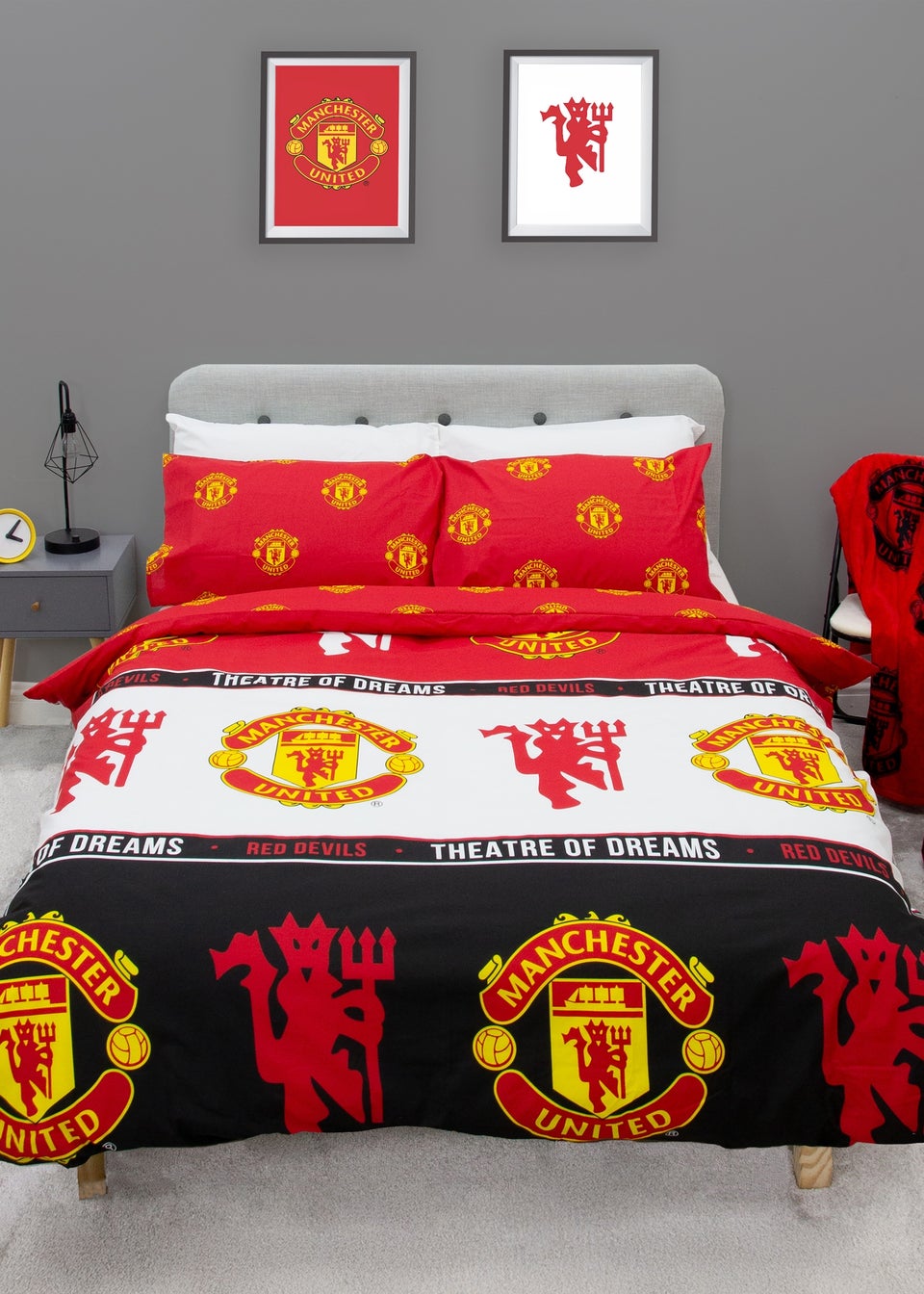 Manchester United FC Patch Red Duvet Cover