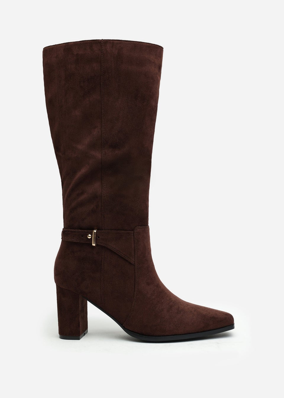 Where's That From Tamsin Brown PU Knee High Boots