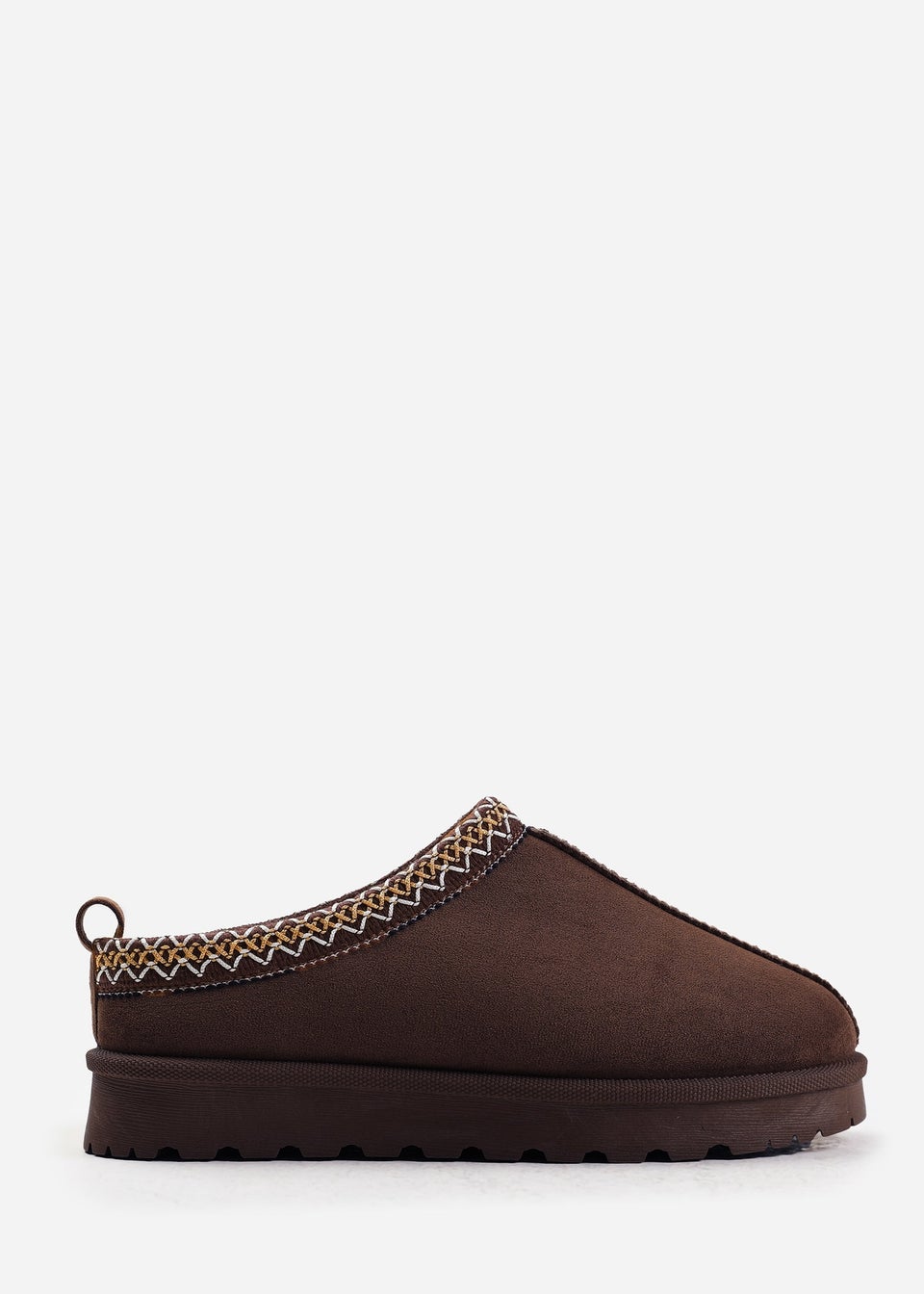 Where's That From Pine Brown Suede Faux Fur Mini Boots