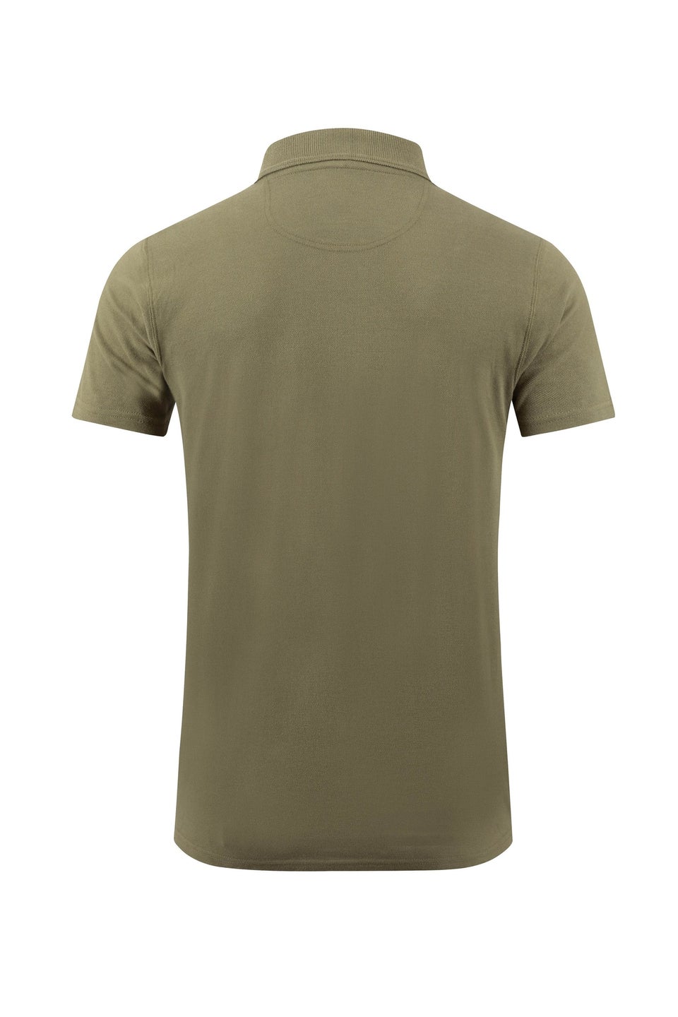 Weird Fish Burnt Olive Miles Pique Polo Shirt