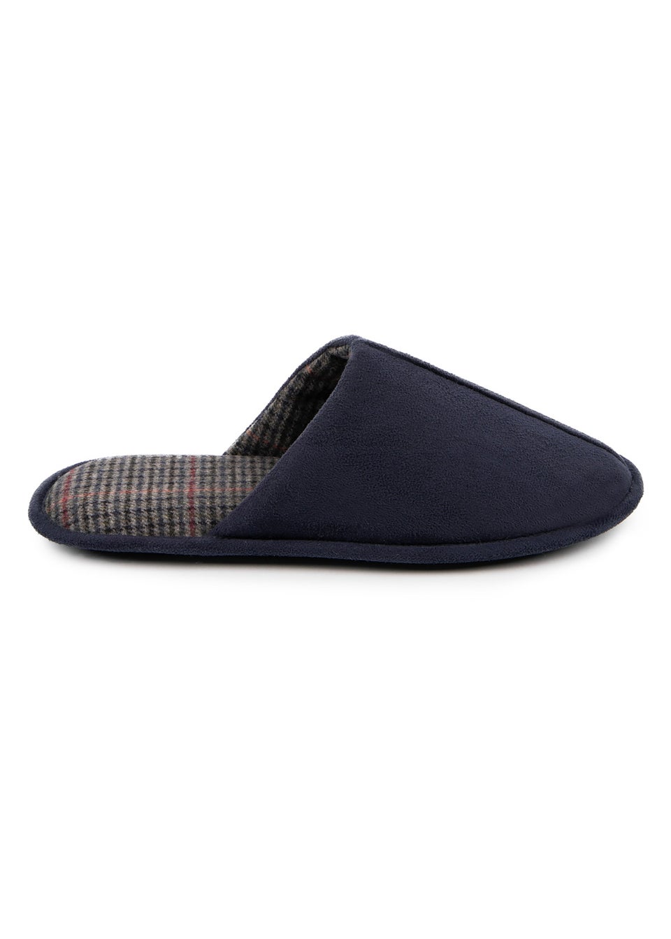 Totes Isotoner Navy Centre Seam Mule