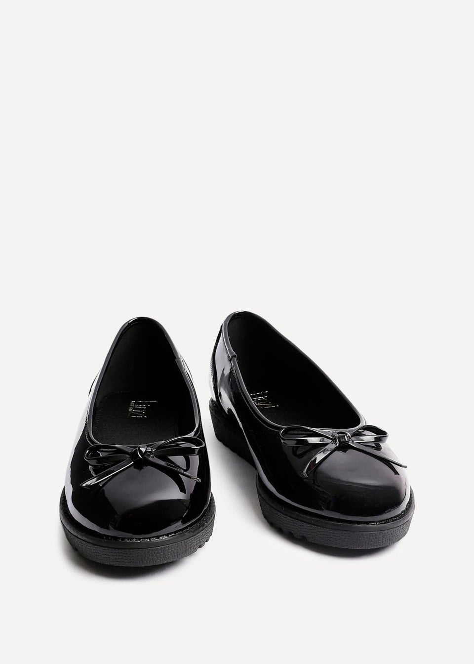 Linzi Wendi Wide Fit Black Patent Pump