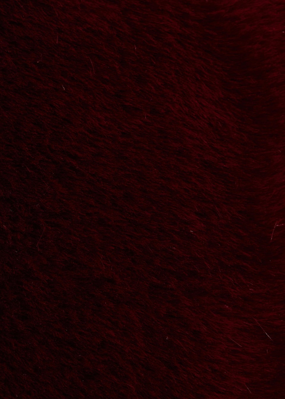 Quiz Burgundy Bow Detail Faux Fur Wrap