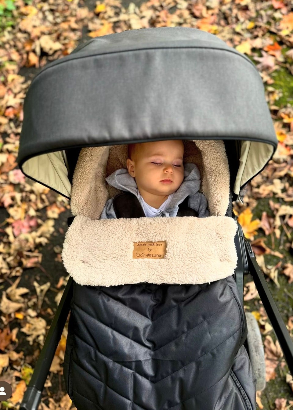 Clair de Lune Snug Footmuff Black