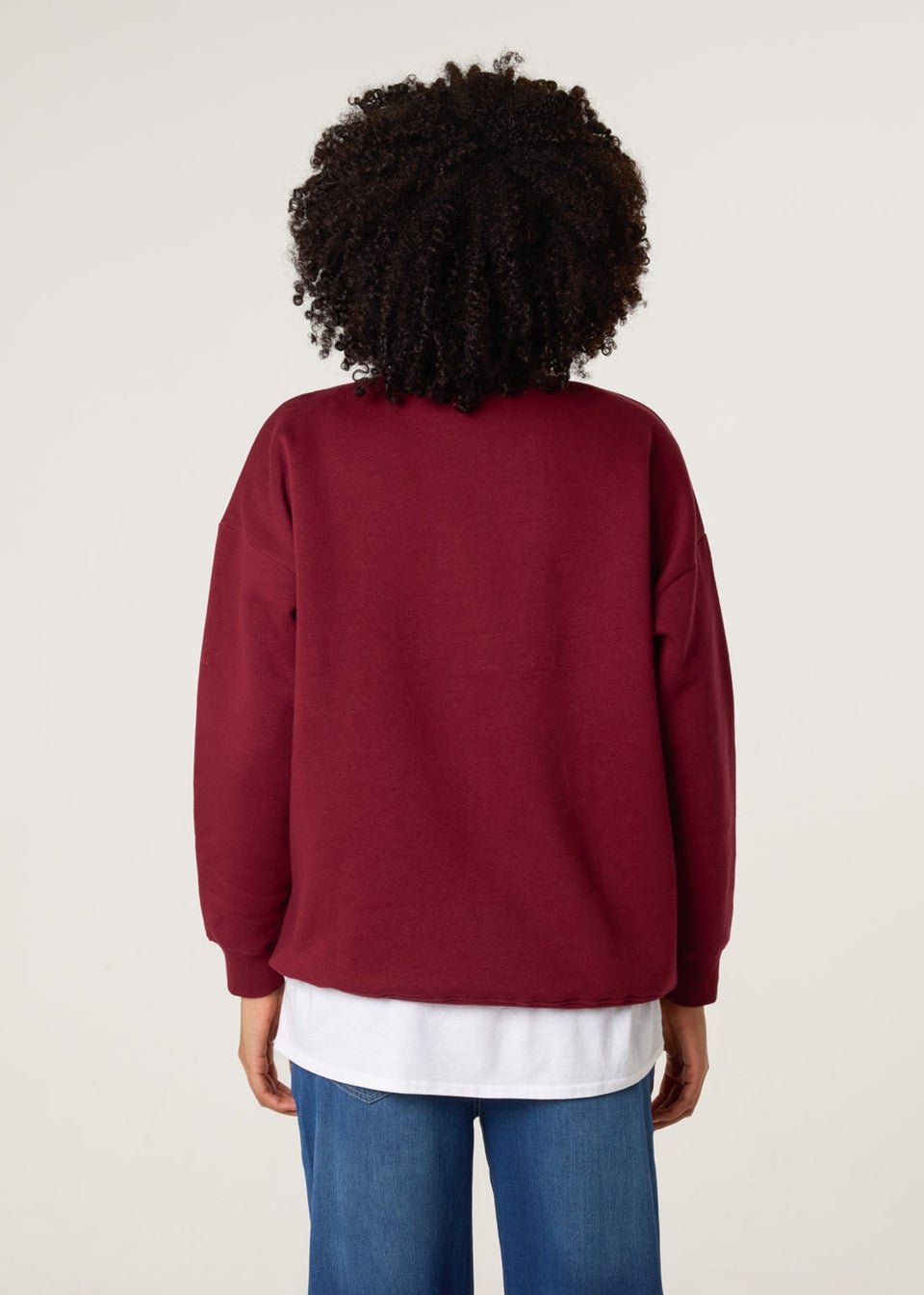 Blue Vanilla Burgundy Weekend Sweatshirt