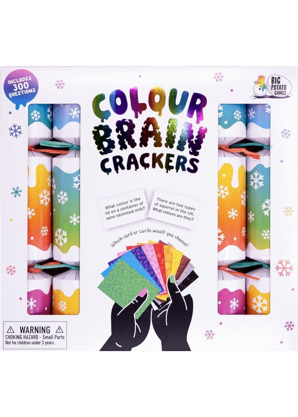 Heart & Soul Multi Colour Brain 12in Cracker
