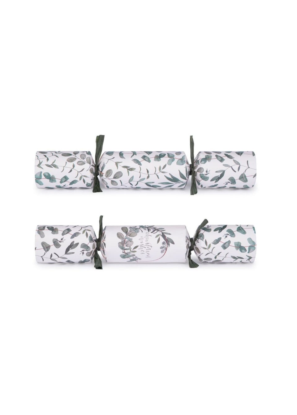 Heart & Soul White & Green Eucalyptus 12in crackers