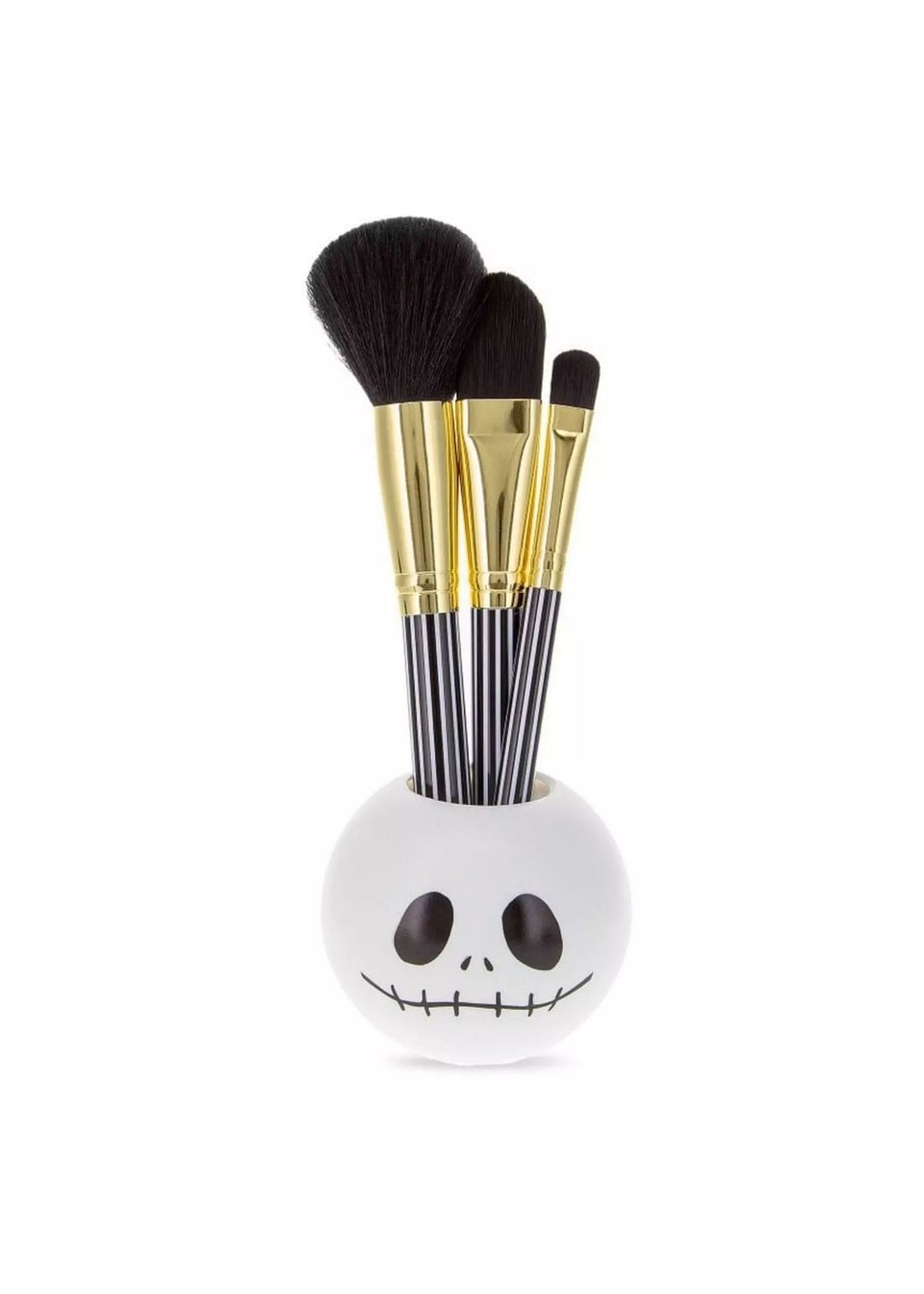 Nightmare Before Christmas Black Makeup Brush Set With Pot