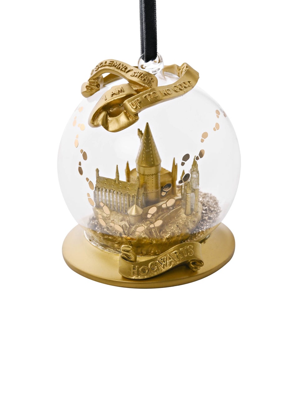 Harry Potter Warner Bros Alumni Gold LED Collectable Bauble Hogwarts