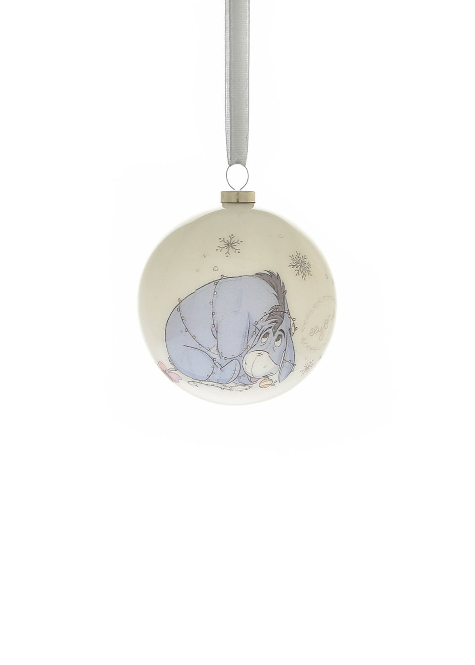 Disney Magical Beginnings Set Of 6 White Baubles