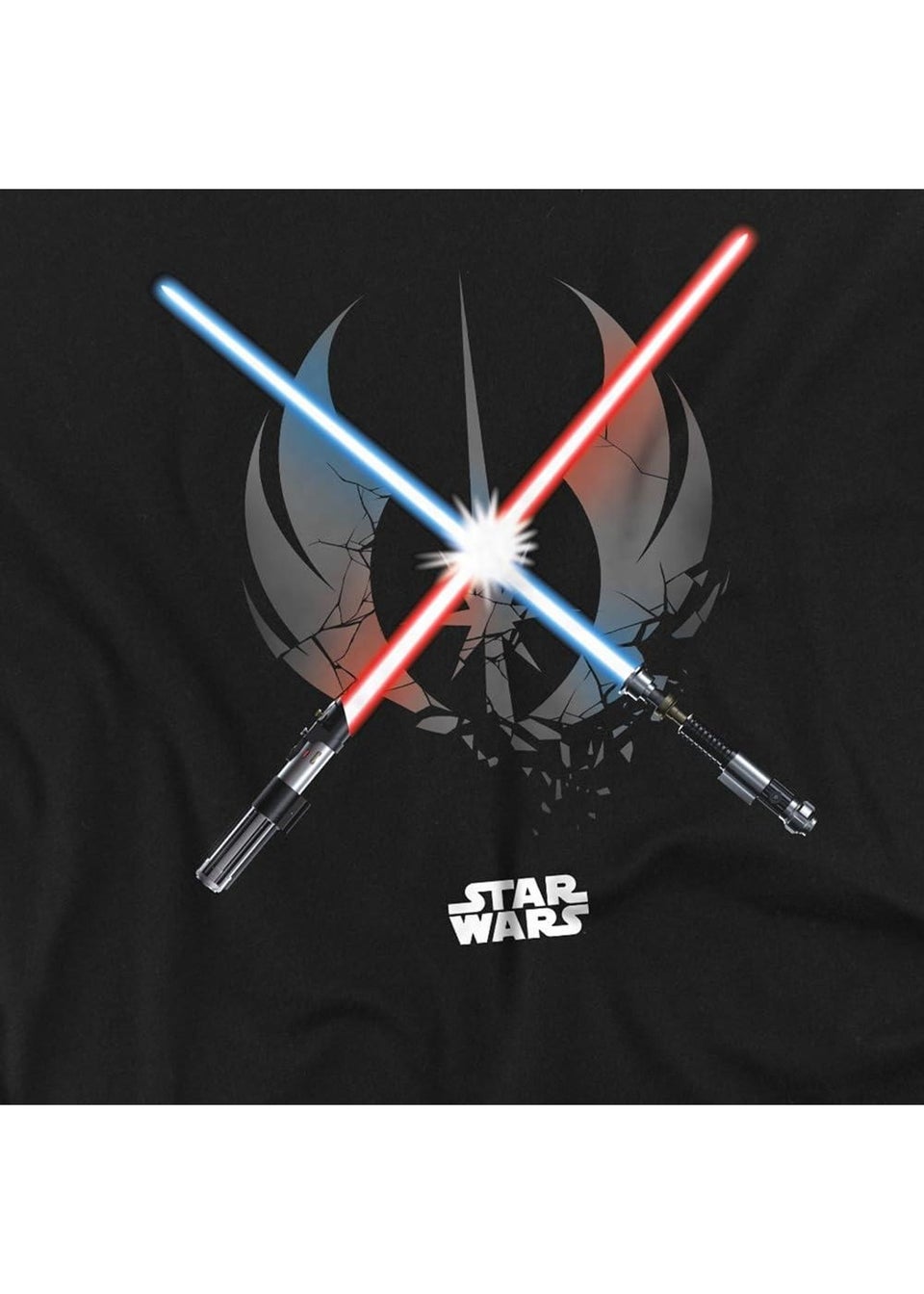Star Wars Black Crossed Blades T-Shirt
