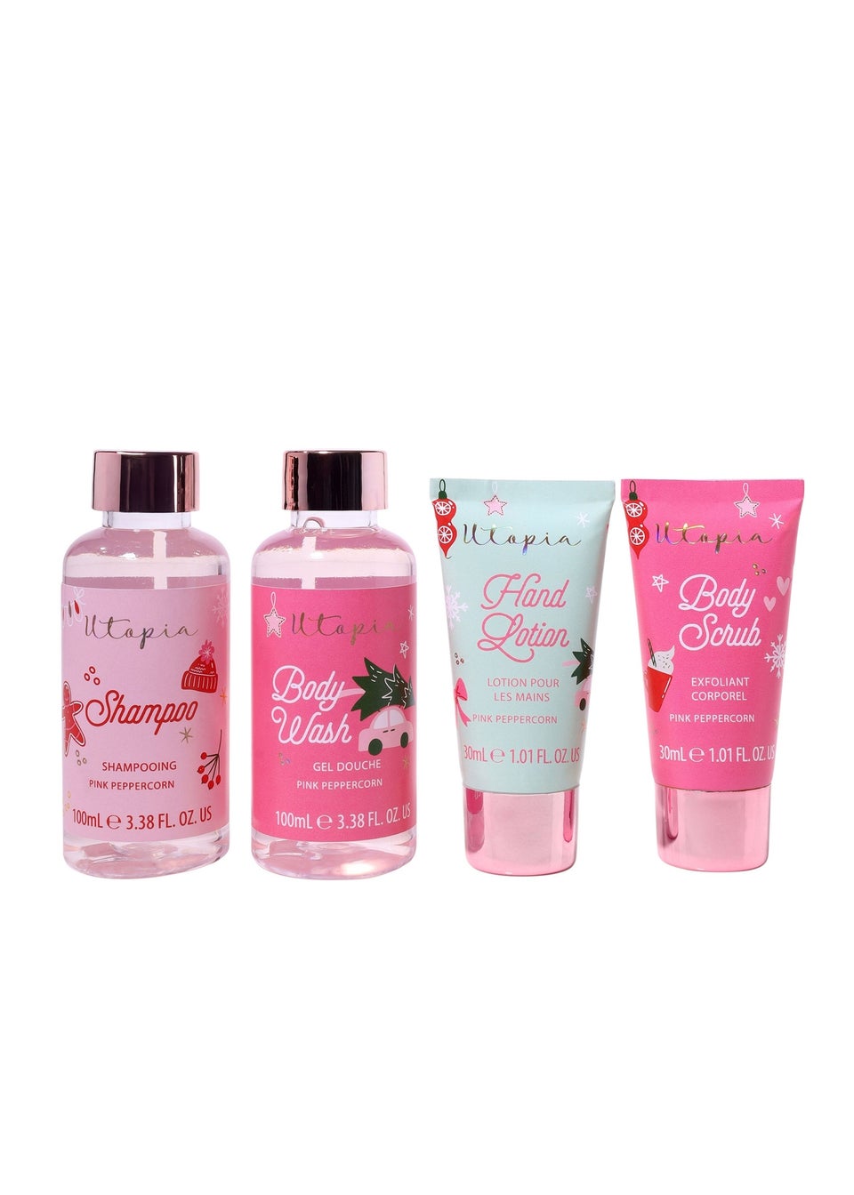 Kind Edit Co Utopia Festive Globe Body Care Gift Set