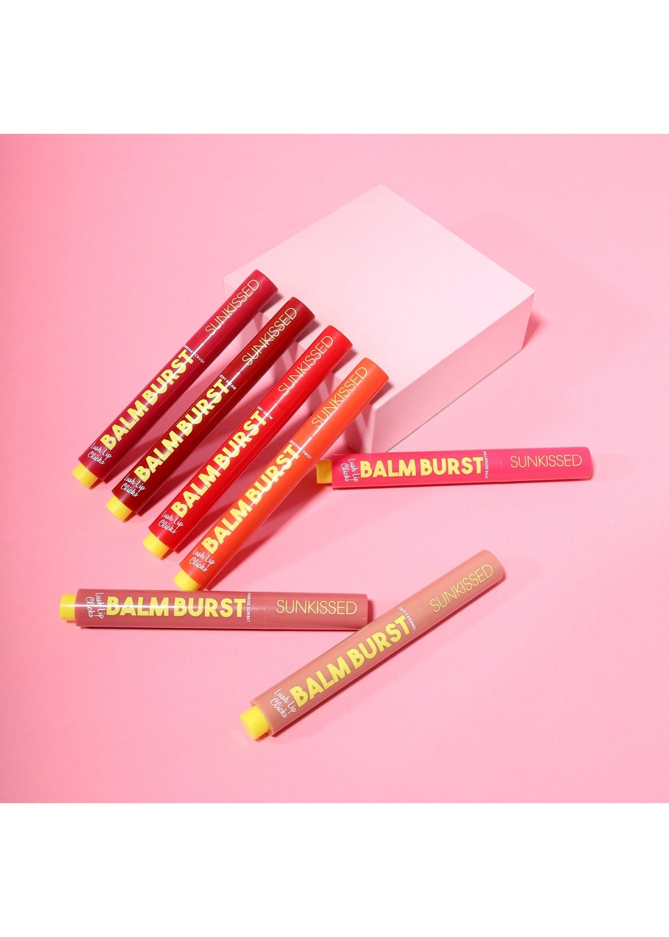 Sunkissed Balm Burst Lush Lip Clicks Gift Set 7 Pack