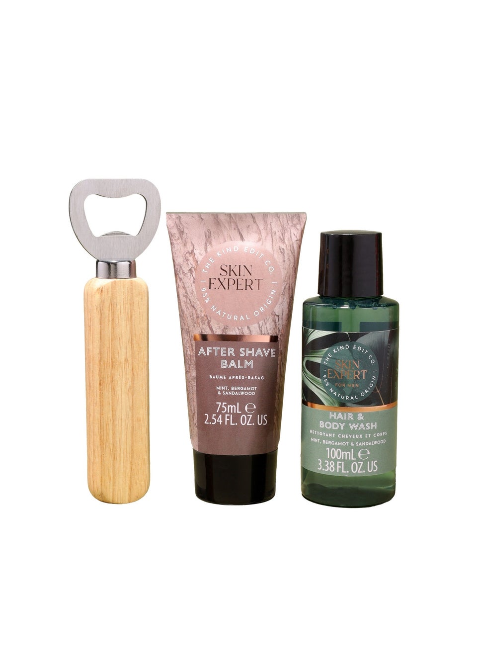 Kind Edit Co Skin Expert For Men The Cheers Kit Bottle Opener Gift Set