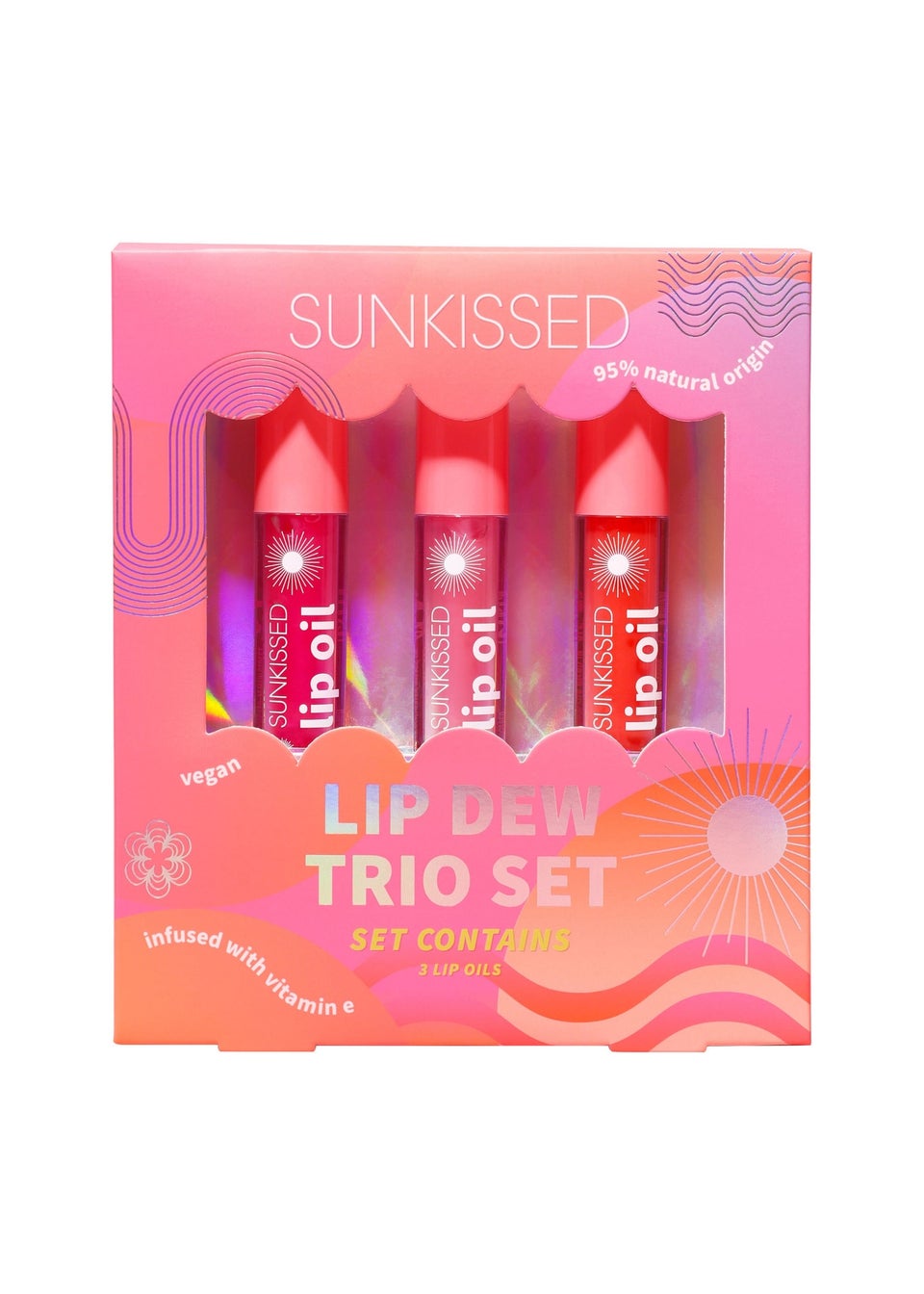 Sunkissed 95% Natural Gift Lip Dew Trio