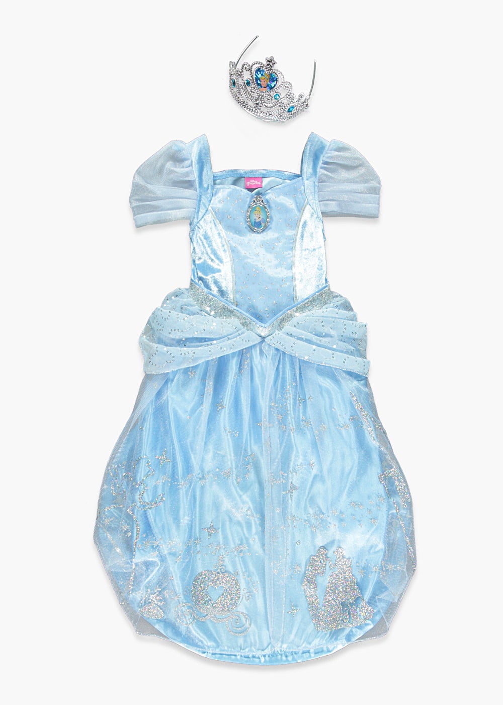 matalan princess dress Kids Disney Princess Cinderella Fancy Dress Costume (3-9yrs) - 3 Yrs