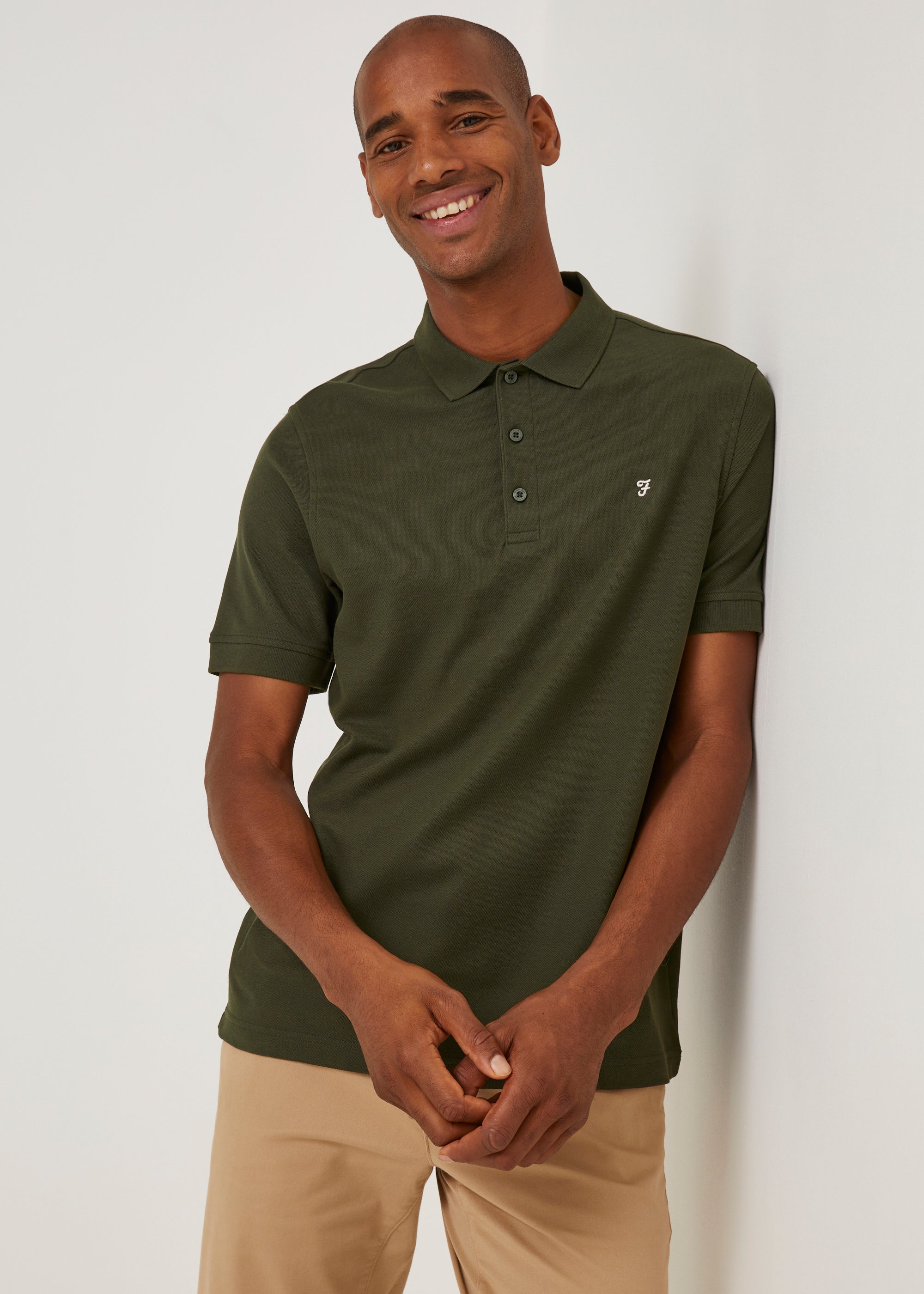 Farah Cove Green Polo Shirt - S | Matalan