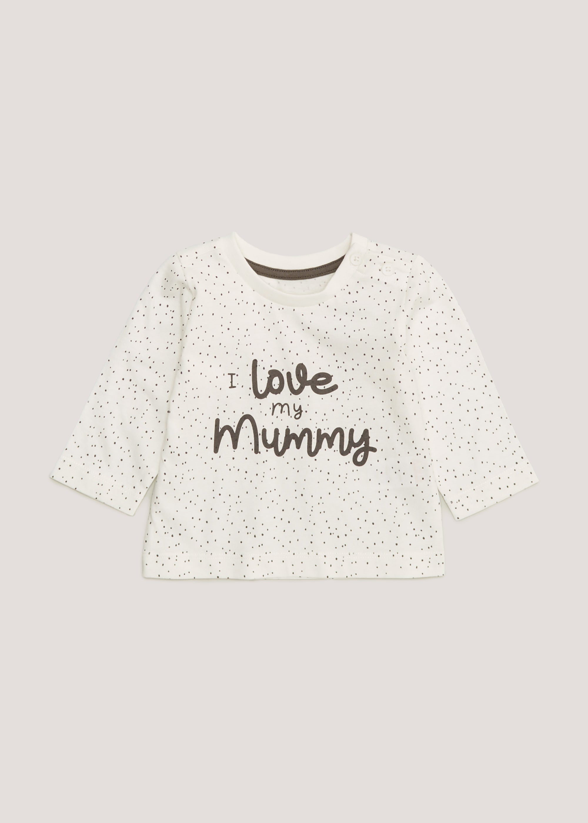 Baby Cream I Love My Mummy Long Sleeve T-Shirt (Newborn-23mths