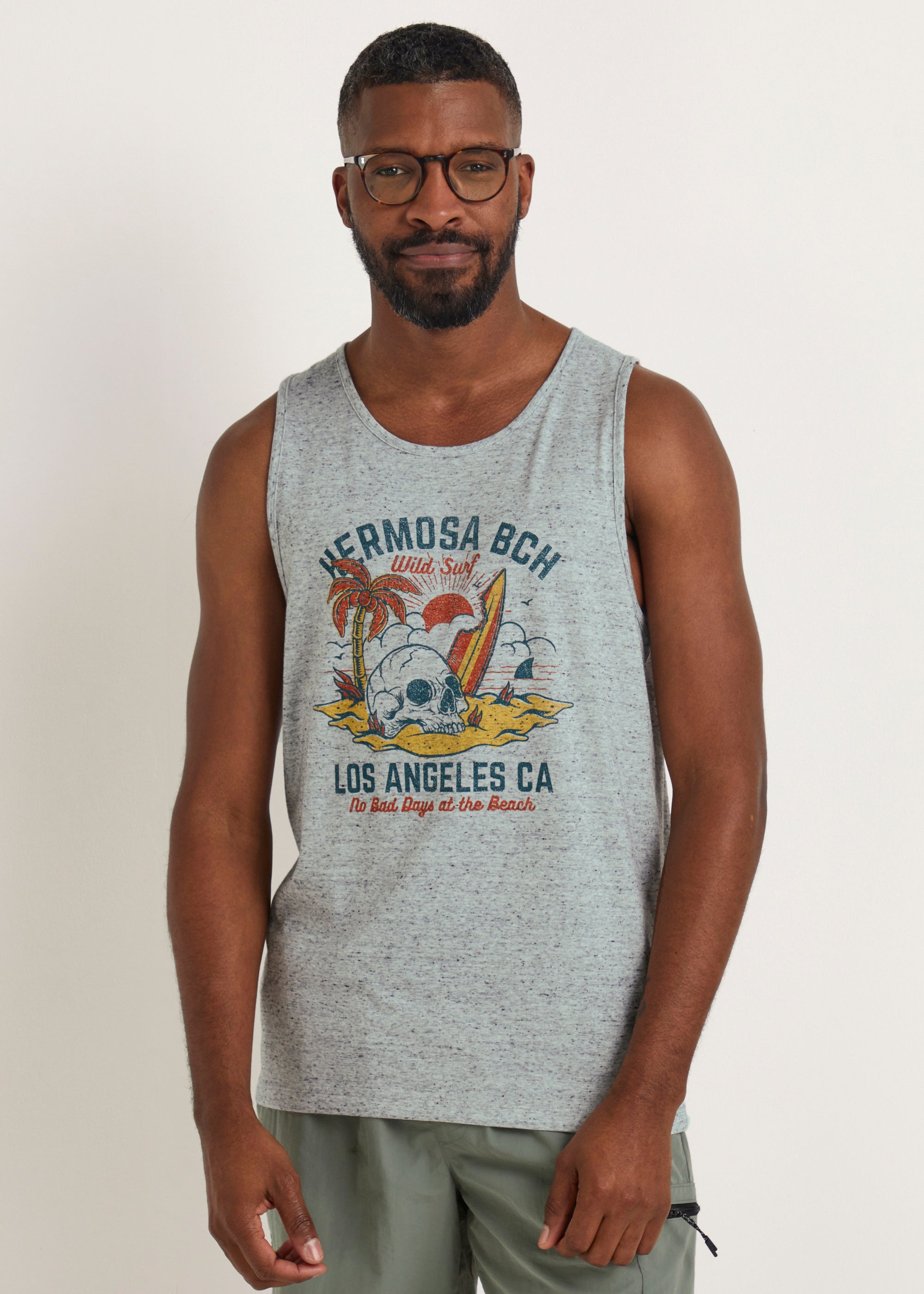 Grey Hermosa Beach Vest Top - S | Matalan