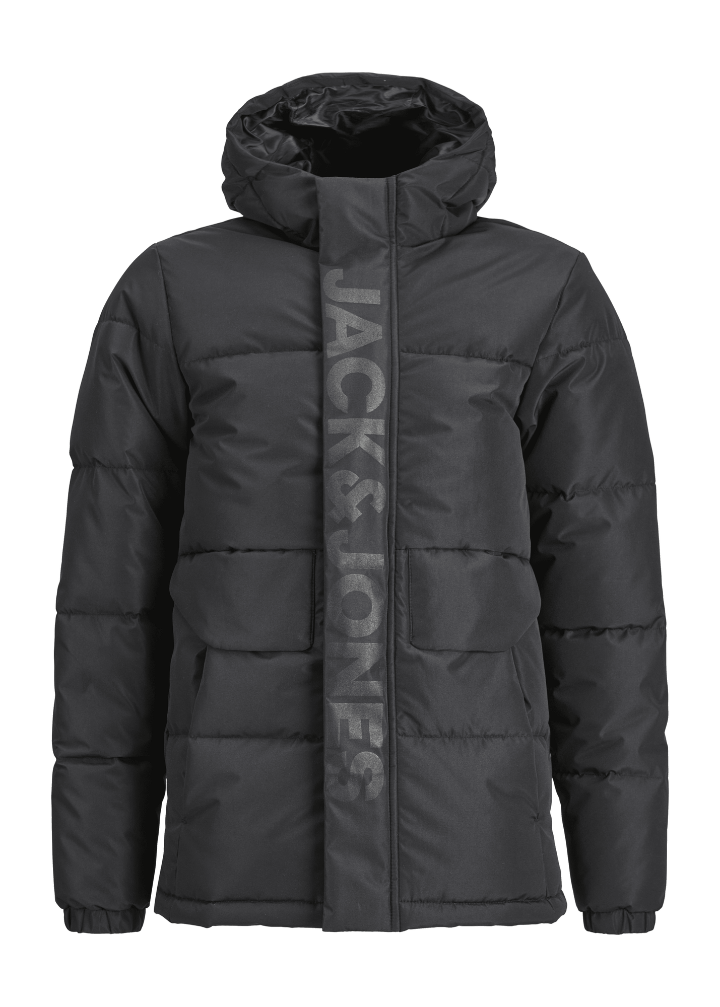 Veste Garçon JACK&JONES JACK & JONES Jjworld Mni Veste Bouffante Tampon Garçon, Noir, 6 Ans Sweat Garçon 14 Ans