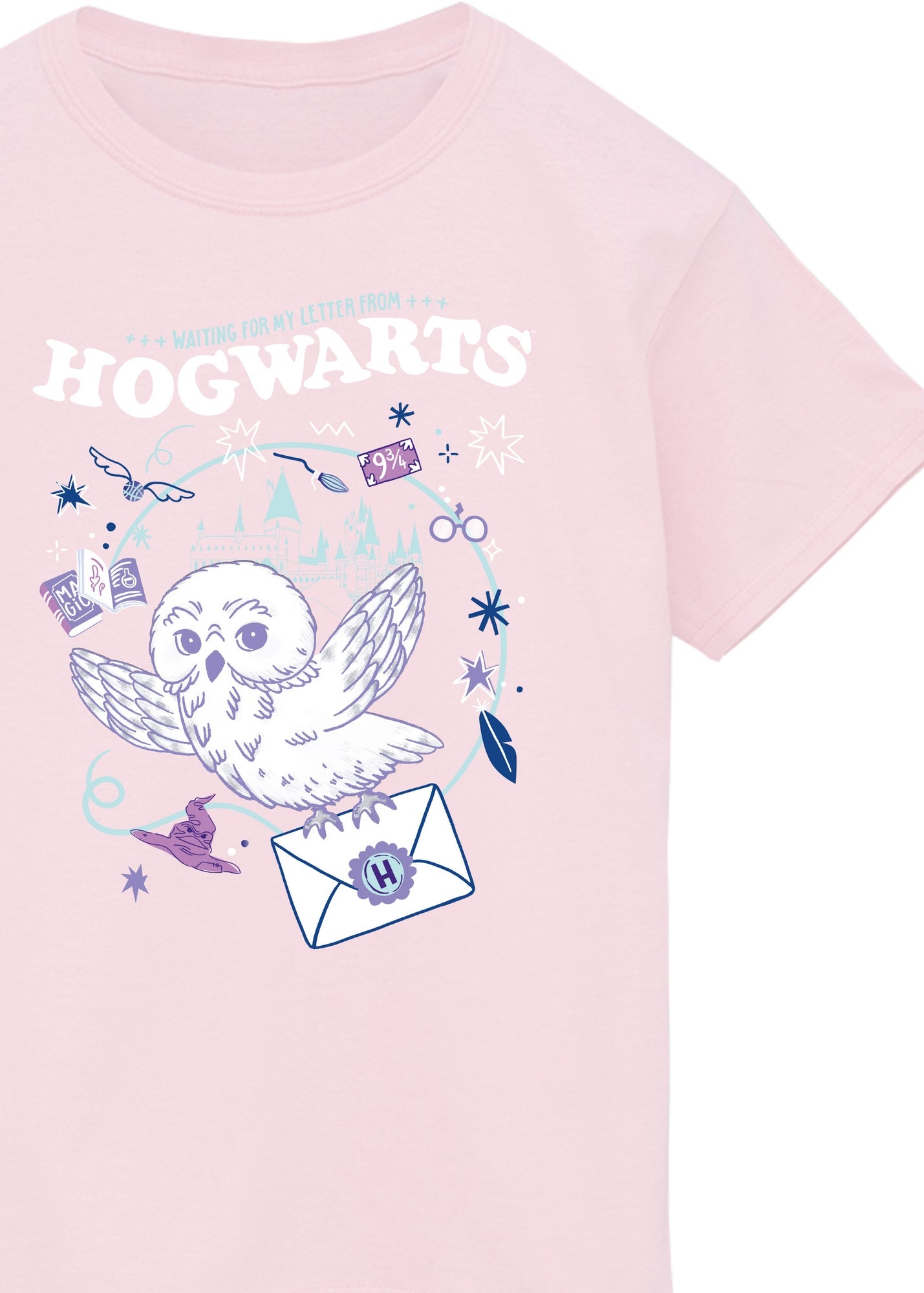Maglietta Donna Harry Potter Licenza Ufficiale – All Aboard The Hogwarts Express – Grigio Chiaro, Taglia X-Large - 2
