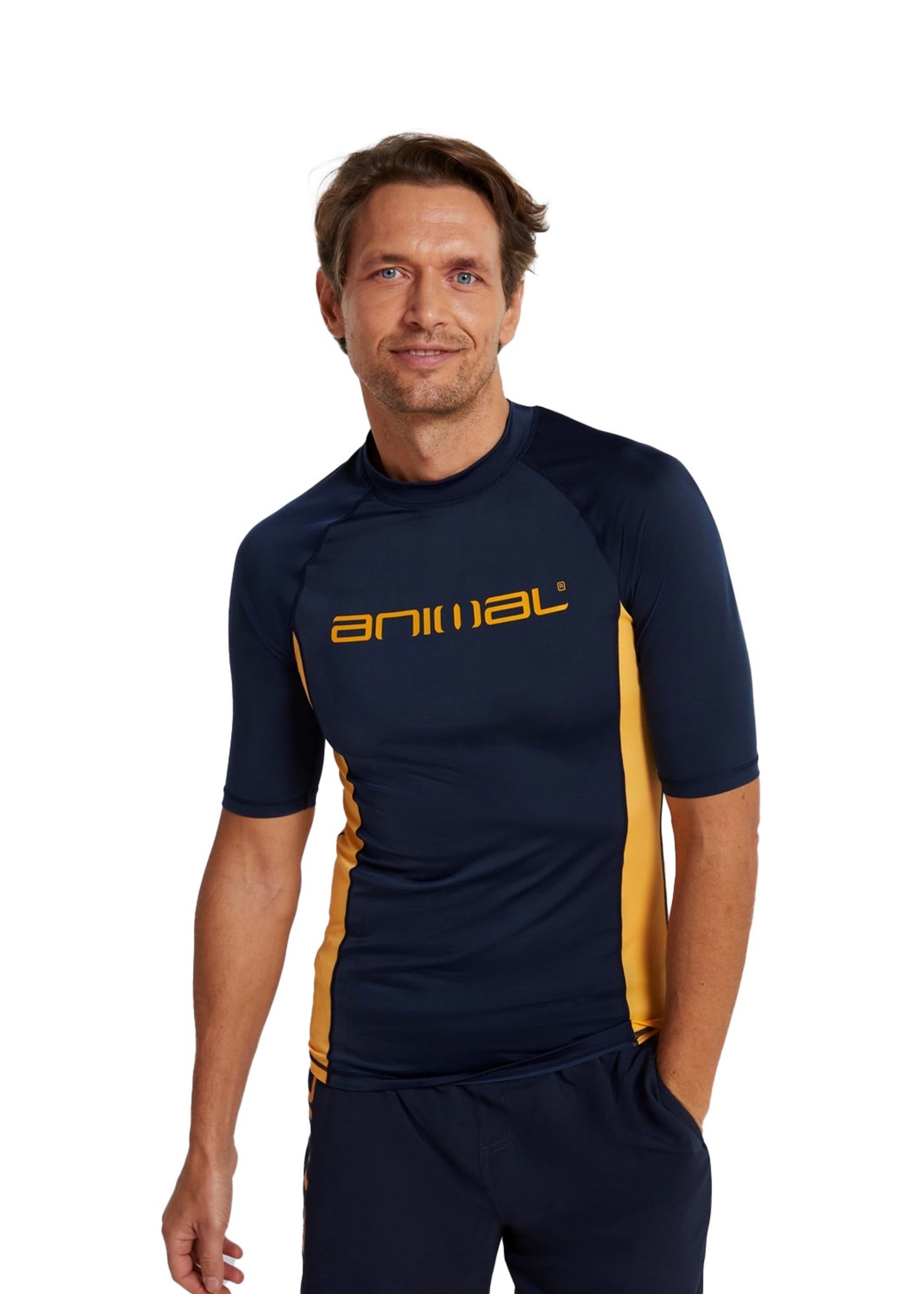 Animal Navy Kai Recycled Rash Guard - Extra small | Matalan