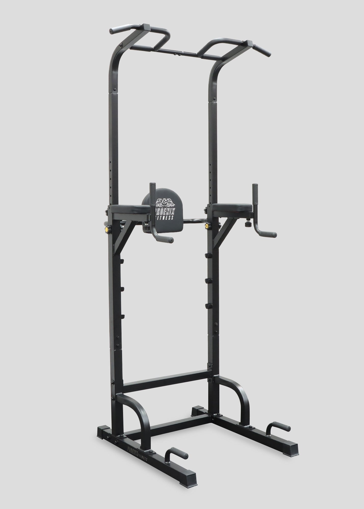 Pull Up Rqck Phoenix Fitness Black Deluxe Pull Up Rack - One Size | Matalan