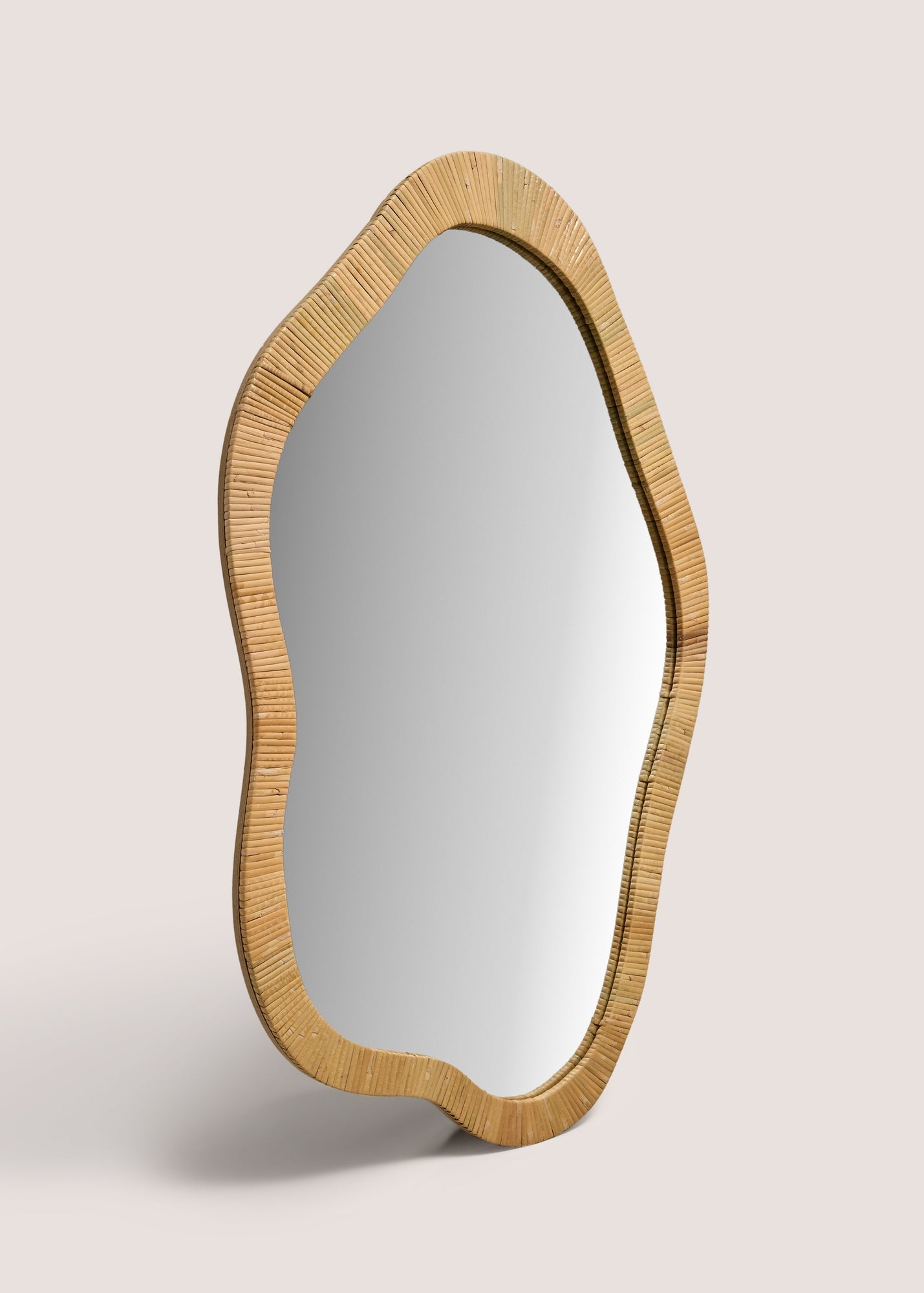 Rattan Abstract Mirror | Matalan