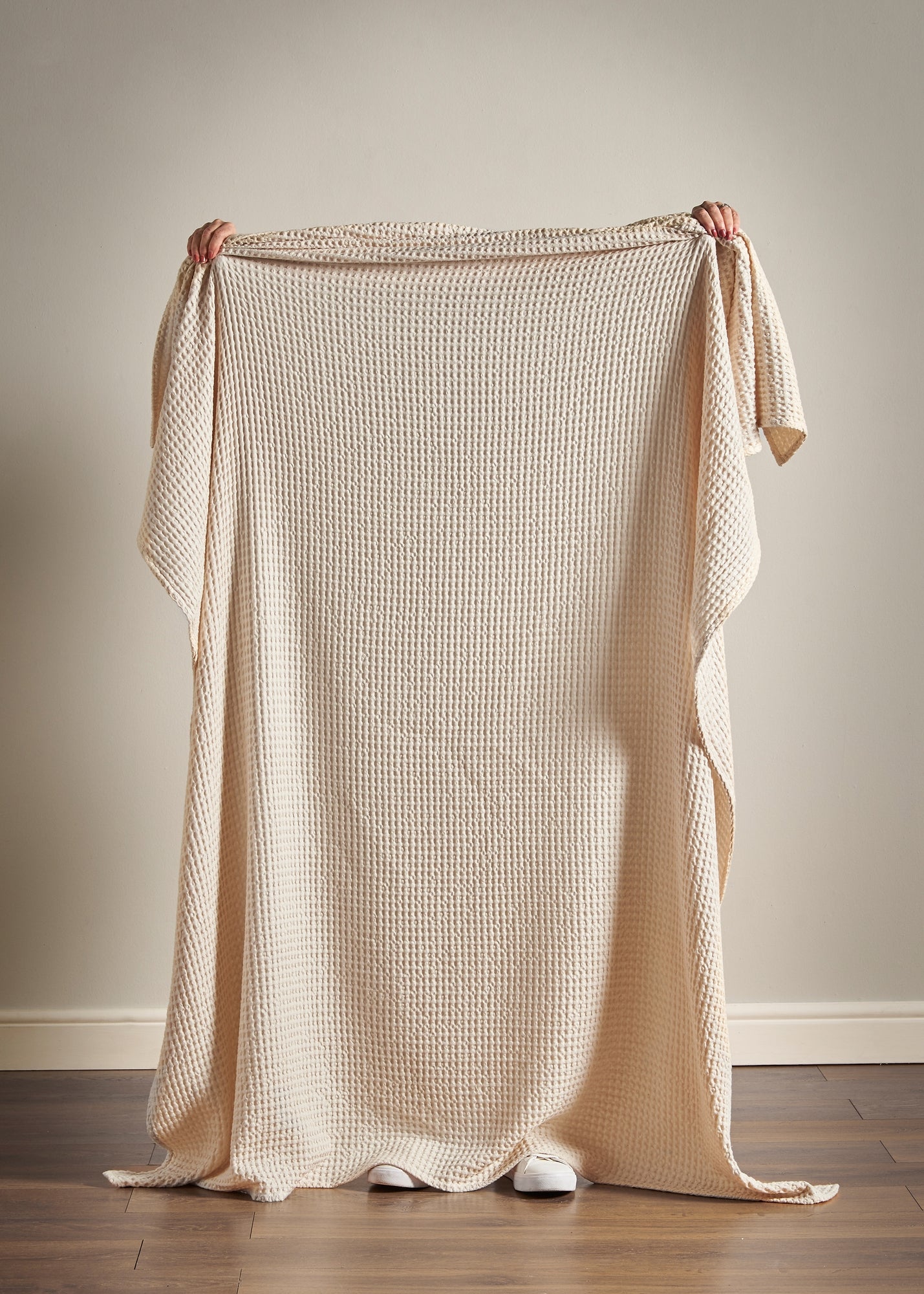 Ivory Large Throw | Matalan