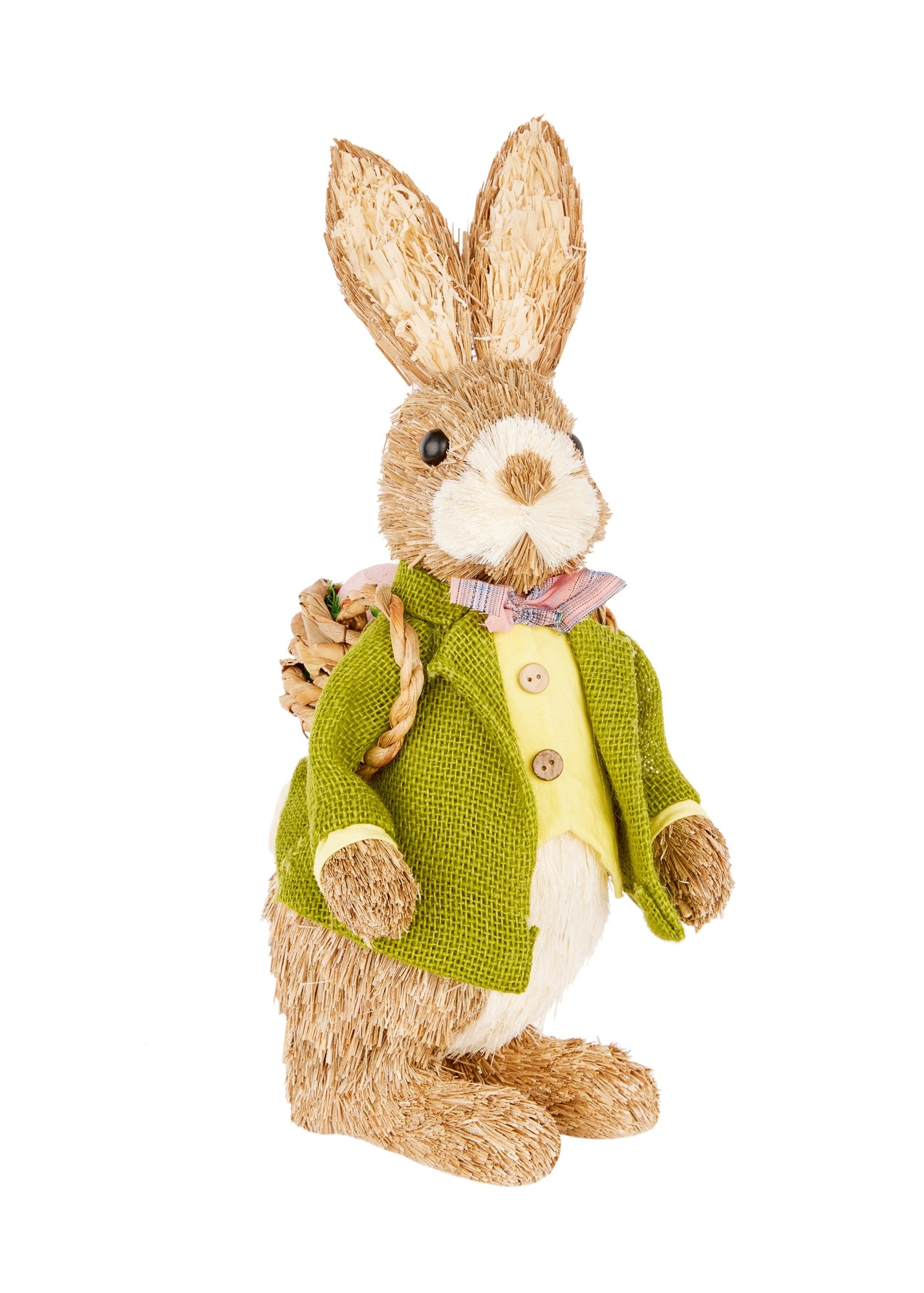 Premier Decorations Aubrey Rustic Rabbit in Lime Jack - One Size | Matalan